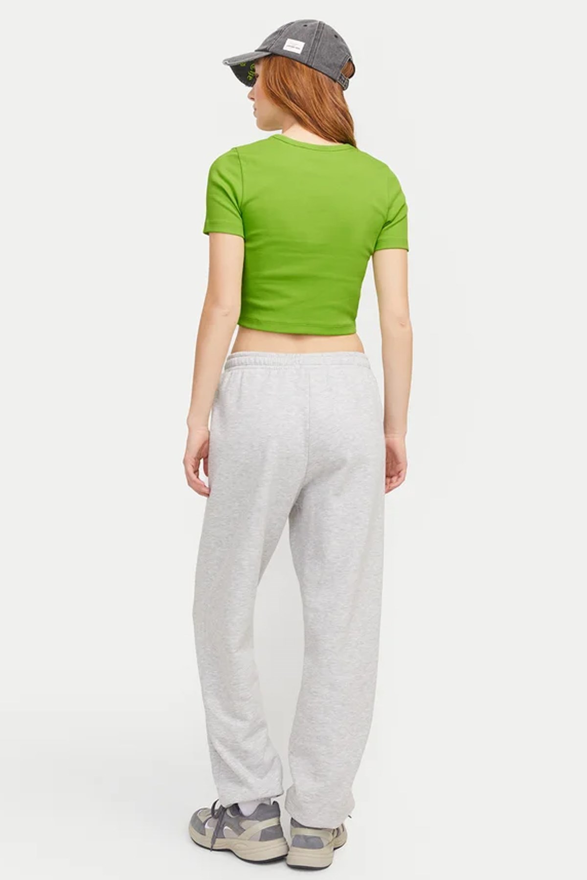 Jack & Jones Jxflorıe Kadın Tişört 12217164 Yeşil