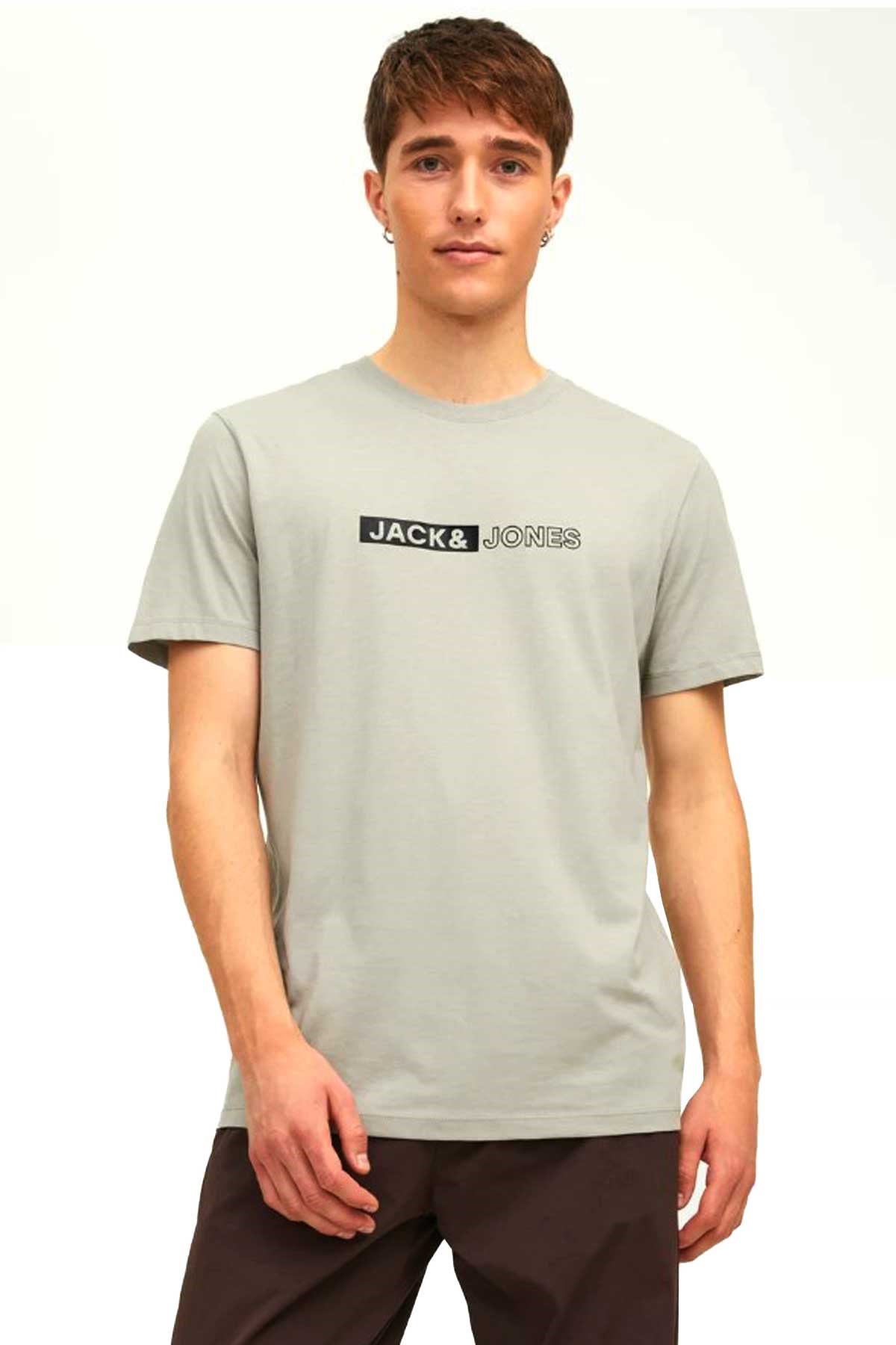 Jack & Jones Jjneo Erkek Tişört 12221946 Bej