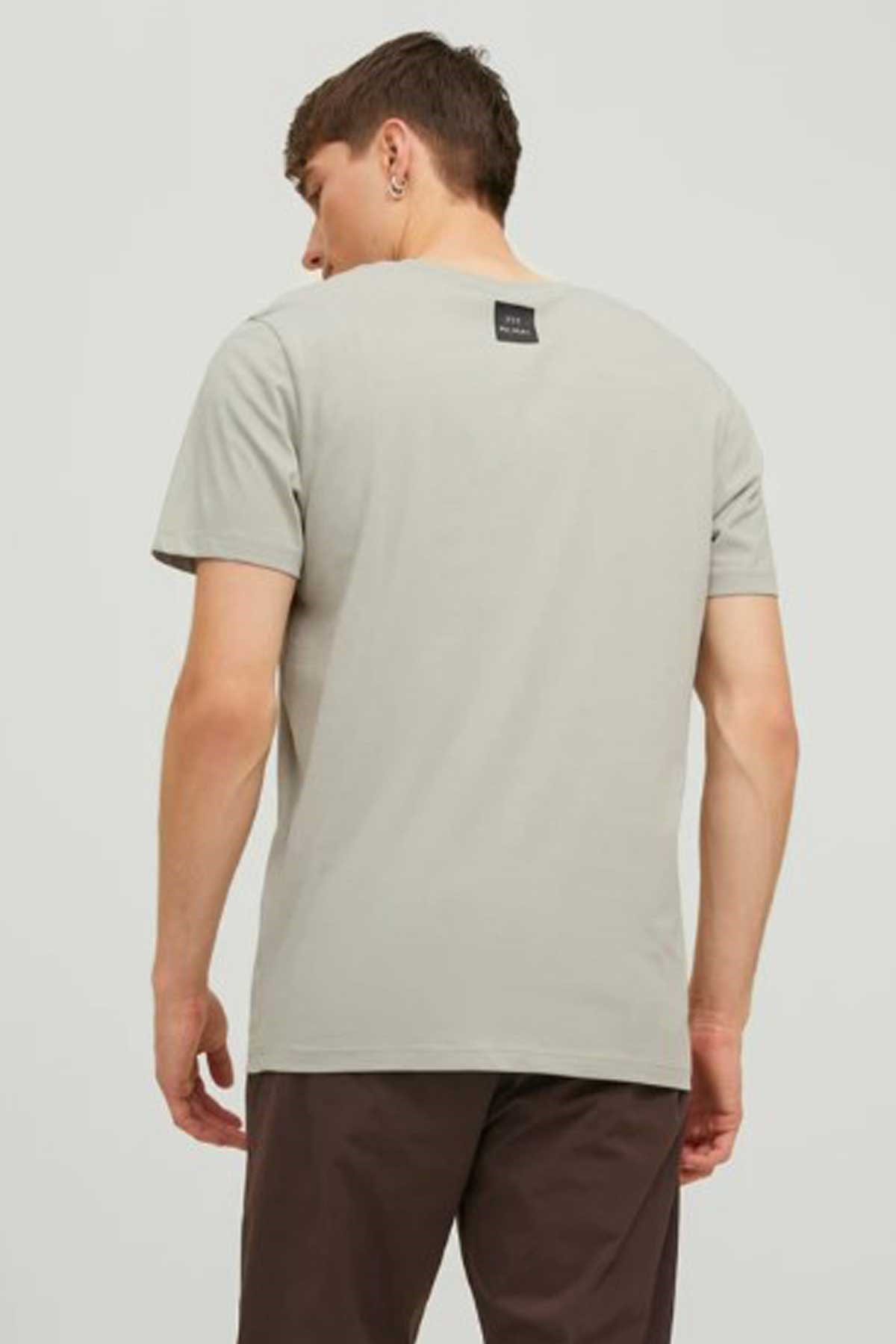 Jack & Jones Jjneo Erkek Tişört 12221946 Bej