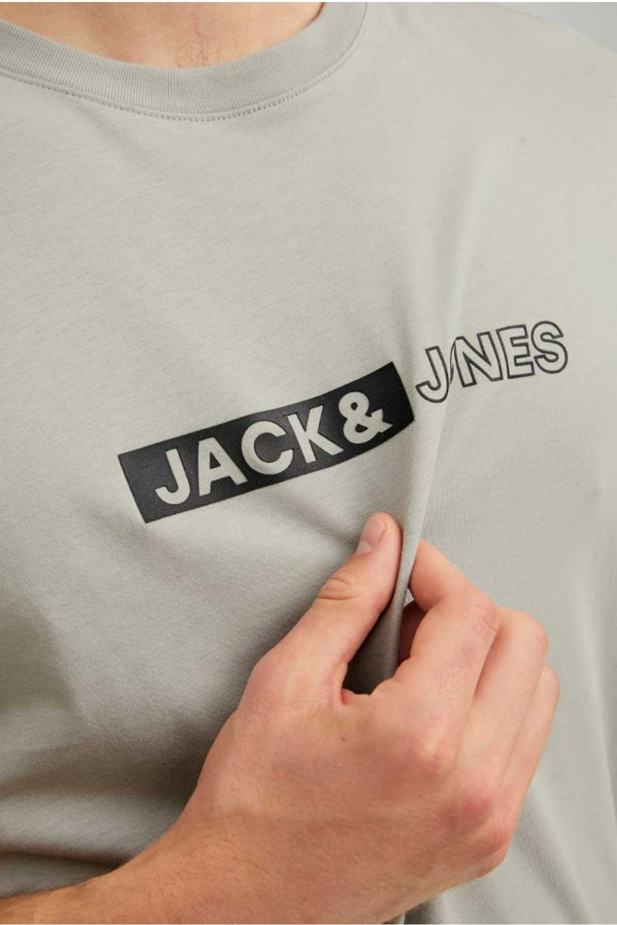Jack & Jones Jjneo Erkek Tişört 12221946 Bej