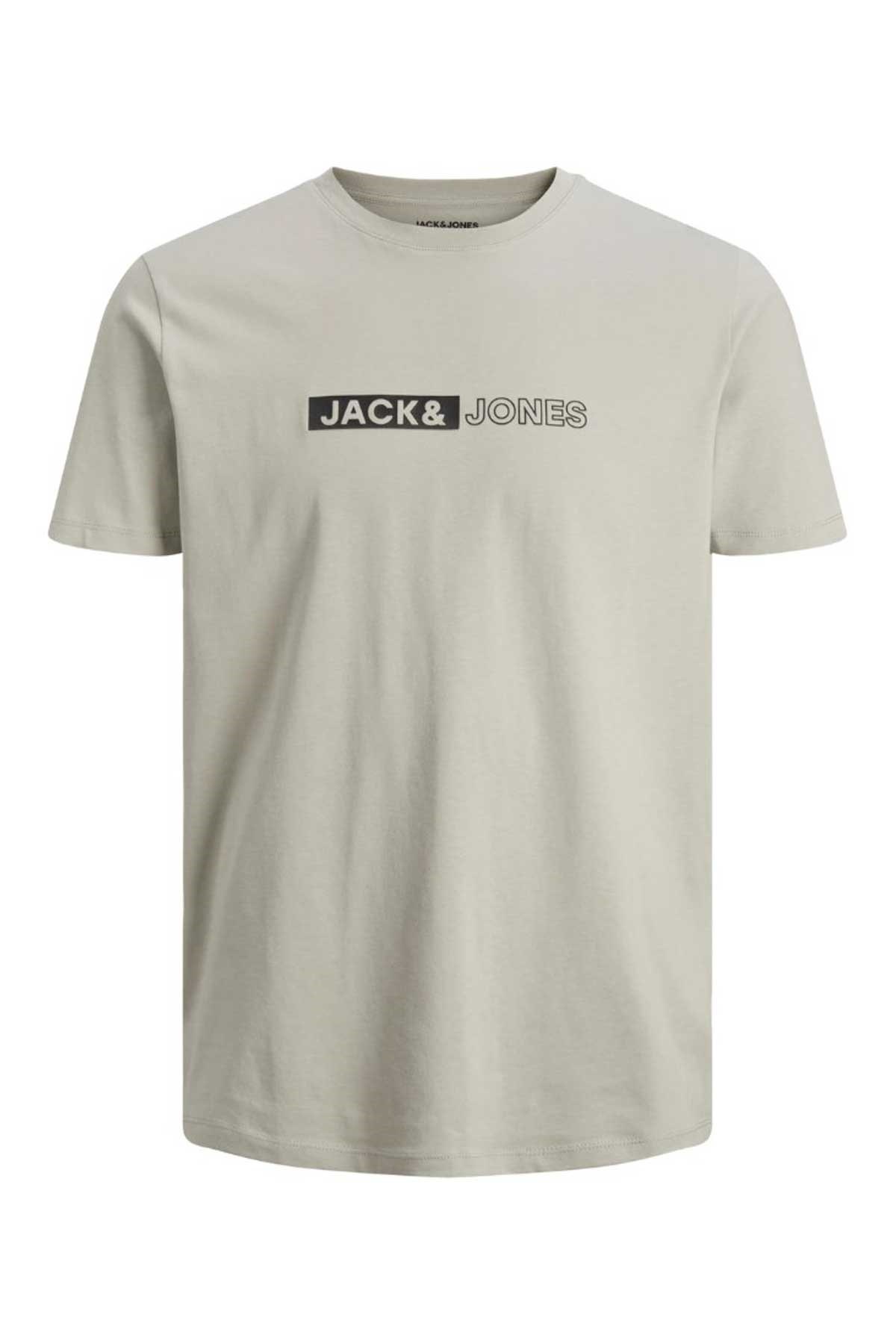 Jack & Jones Jjneo Erkek Tişört 12221946 Bej