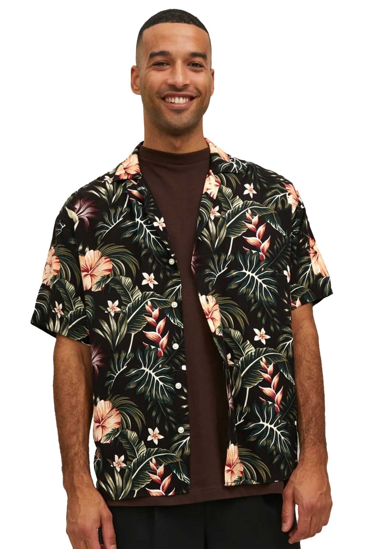 Jack & Jones Jjejeff Erkek Gömlek 12222898 Siyah