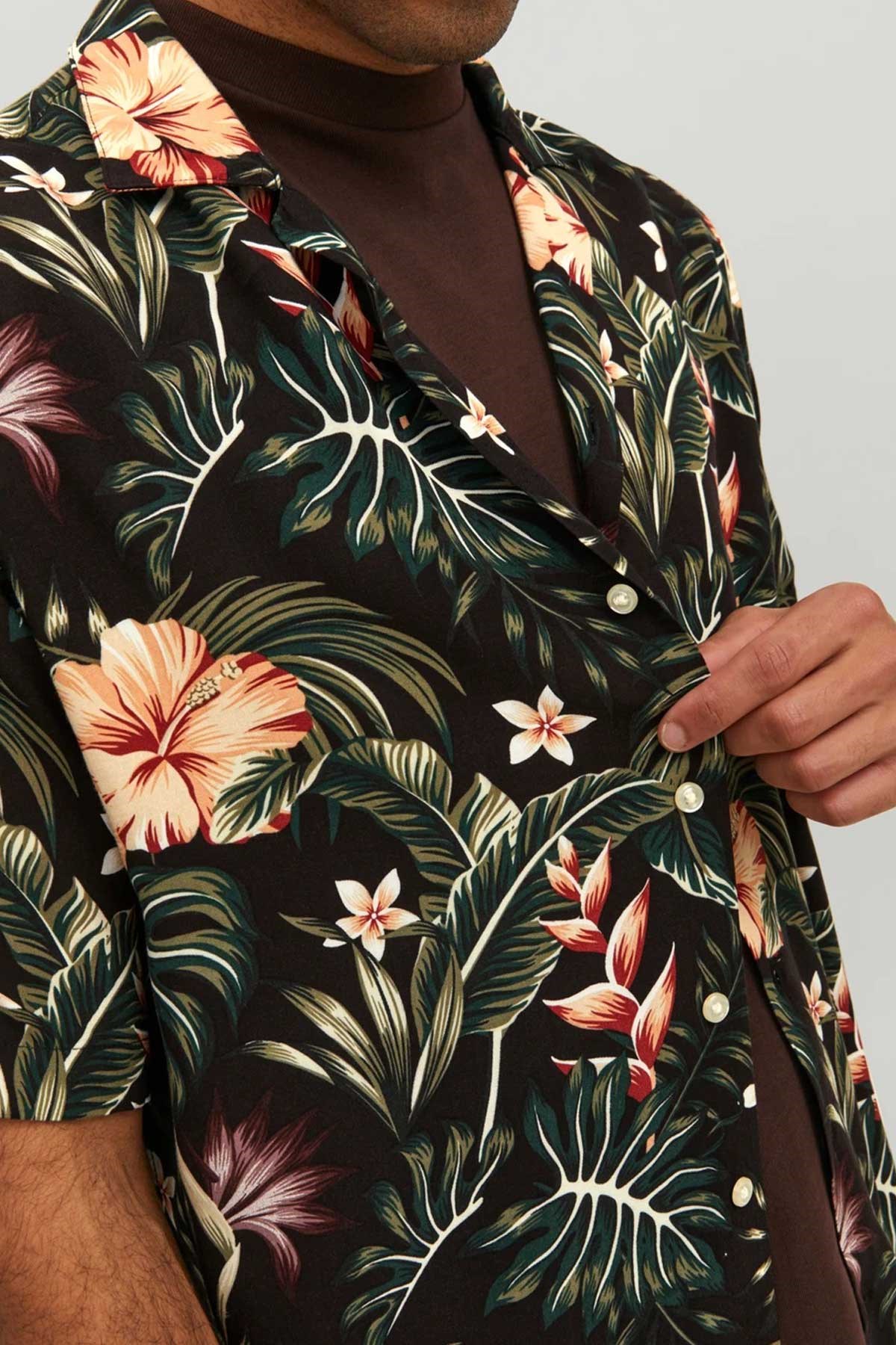 Jack & Jones Jjejeff Erkek Gömlek 12222898 Siyah