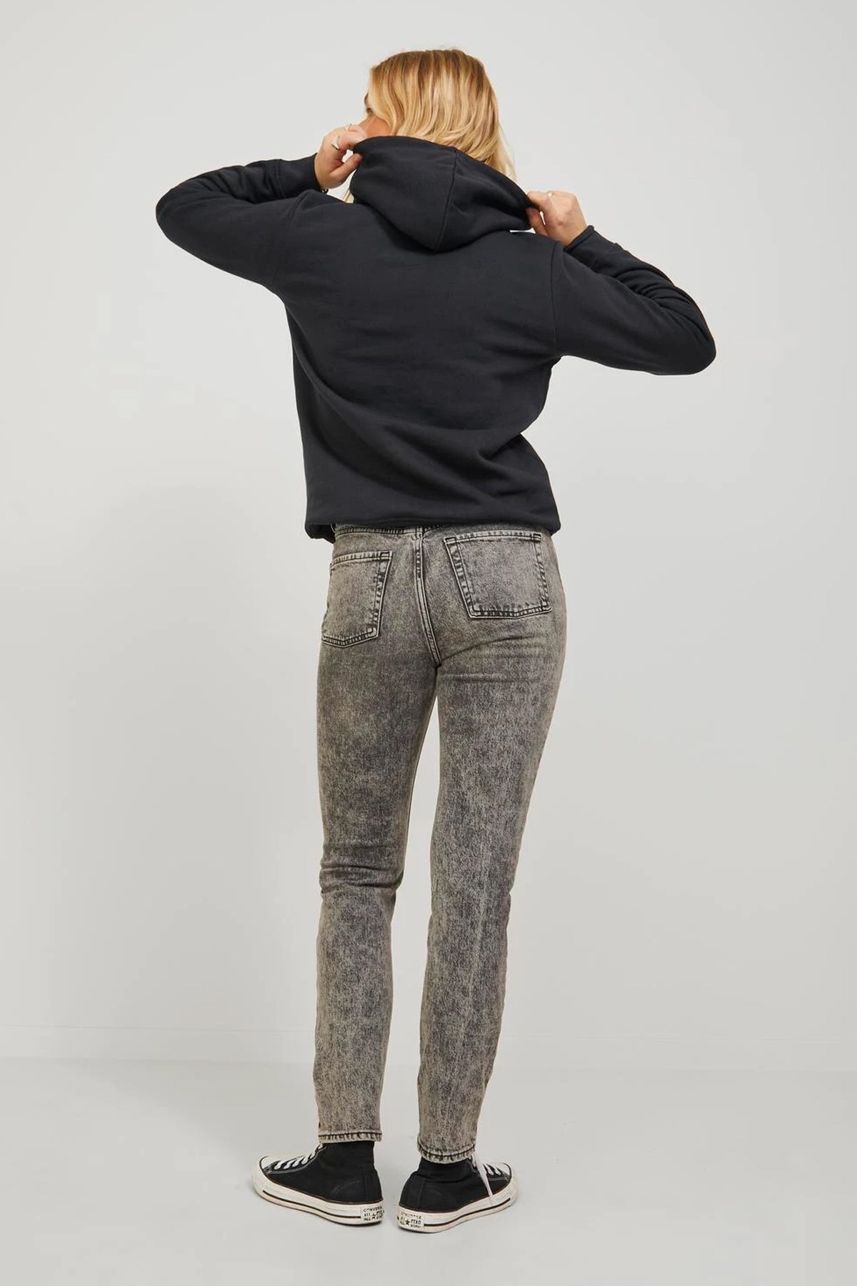 Jack & Jones Jxabbie Kadın Sweatshirt Siyah