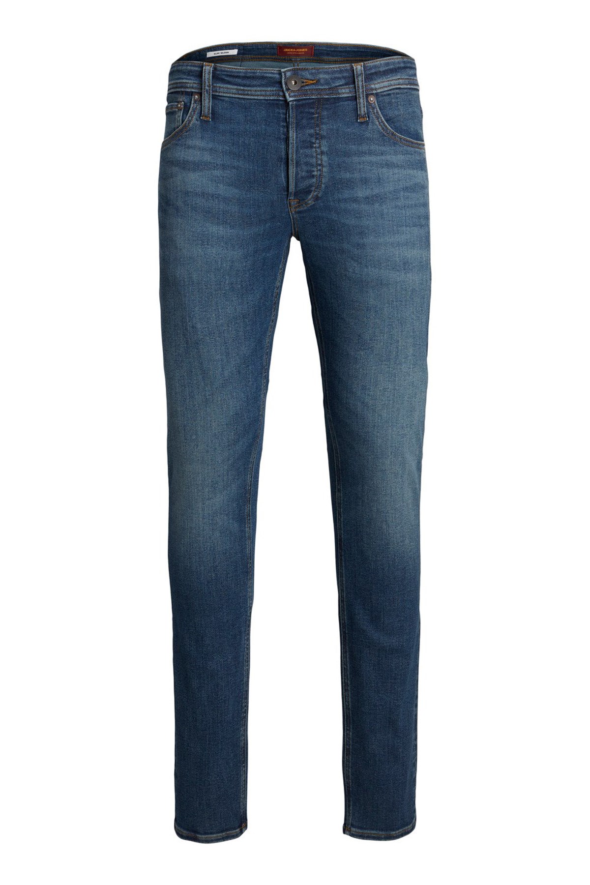 Jack & Jones Jjiglenn Erkek Kot Pantolon 12224987 Mavi
