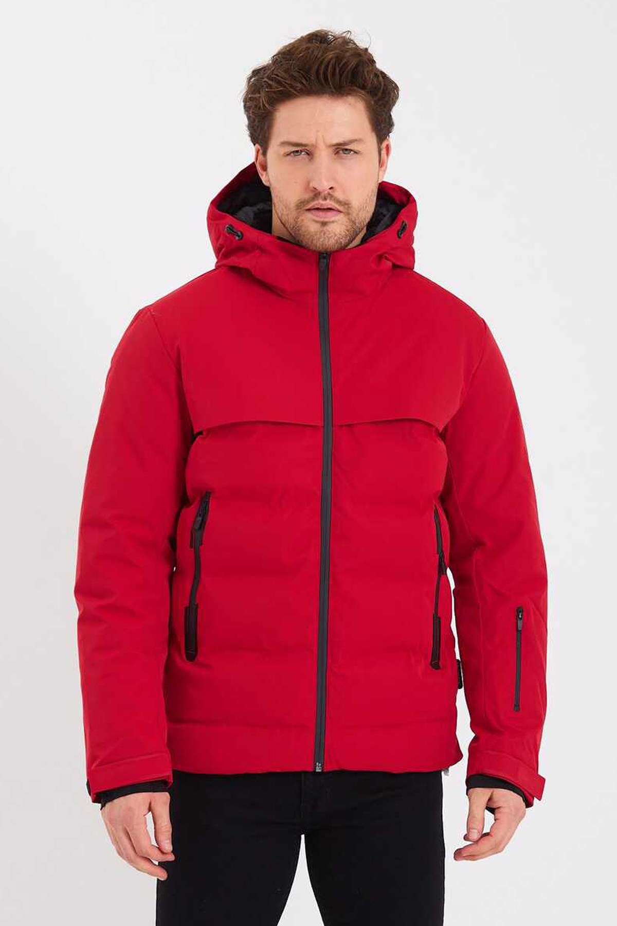Jack & Jones Erkek Mont 12225287 Kırmızı