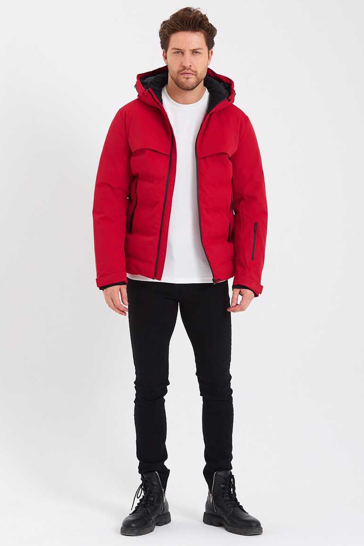 Jack & Jones Erkek Mont 12225287 Kırmızı