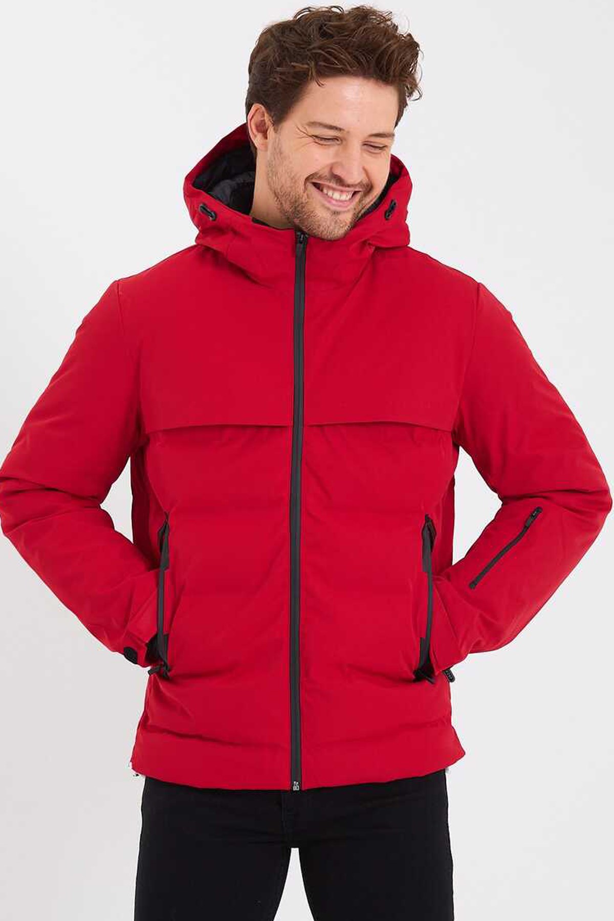Jack & Jones Erkek Mont 12225287 Kırmızı