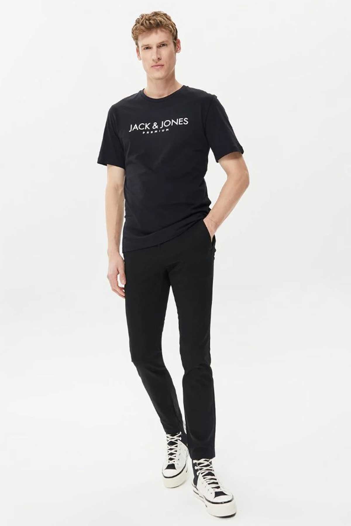 Jack & Jones Jprblajake Erkek Tişört 12227649 Siyah