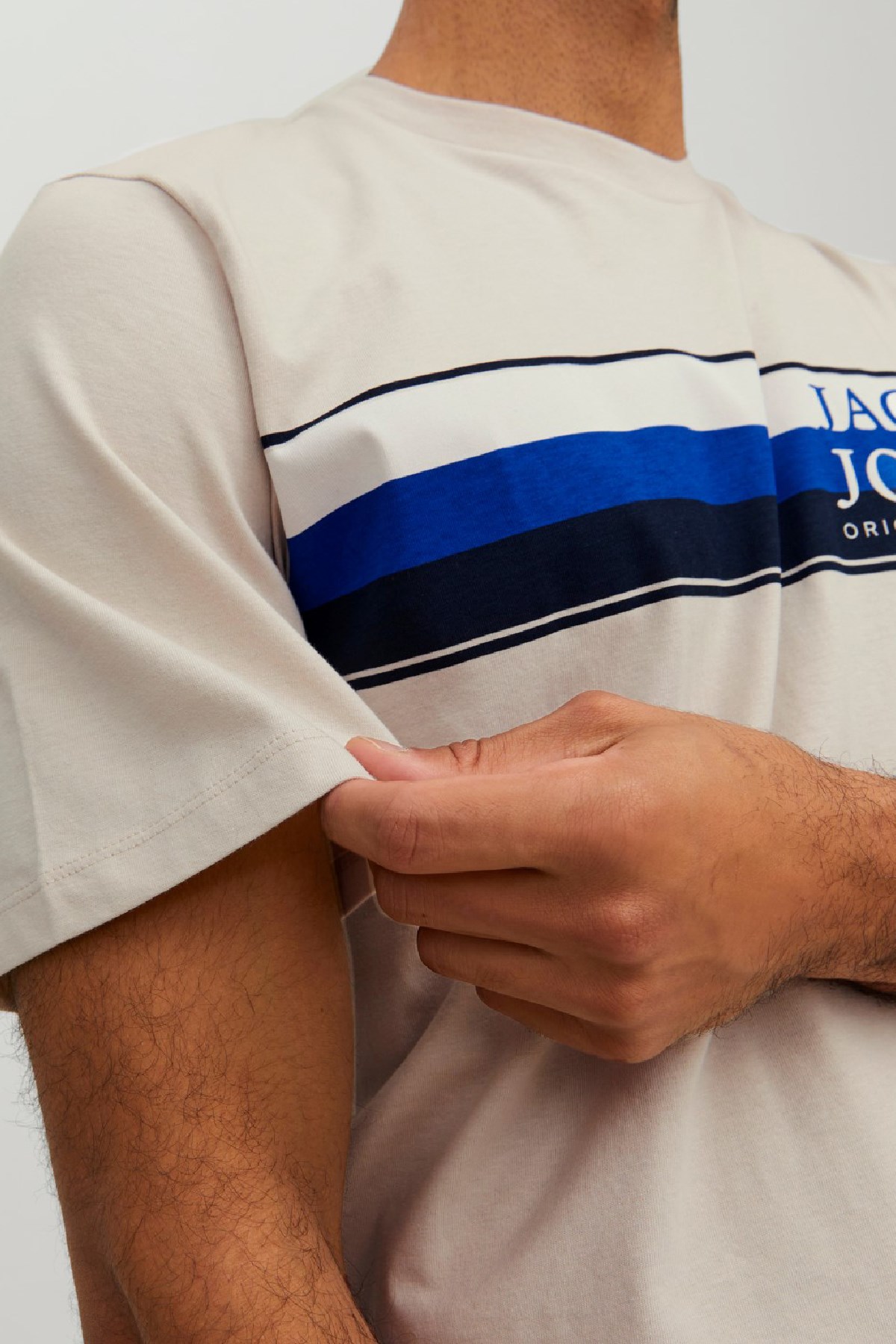 Jack & Jones Jorcodyy Erkek Tişört 12228542 Bej