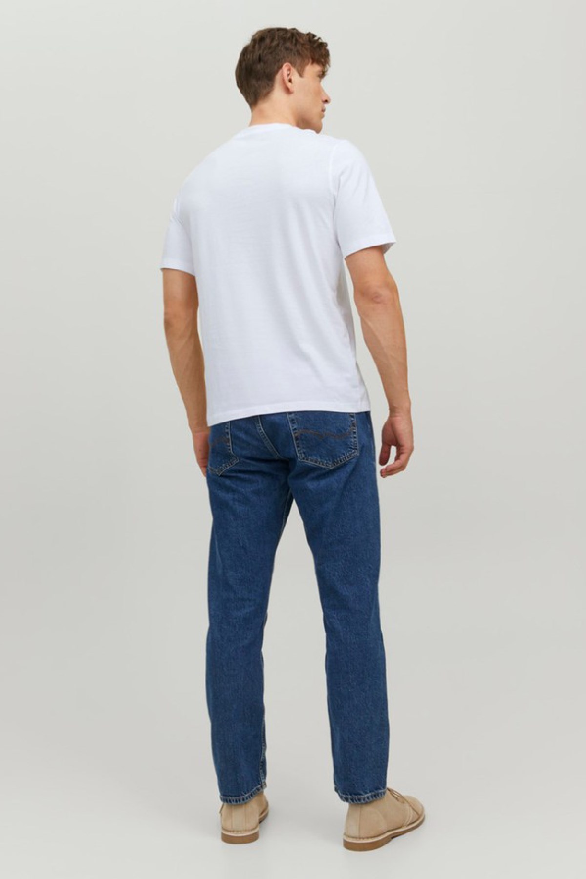 Jack & Jones Jorcodyy Erkek Tişört 12228542 Beyaz