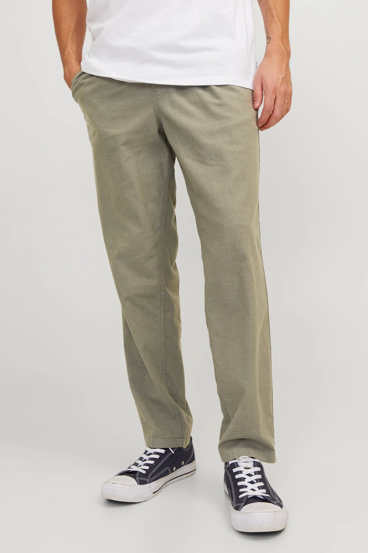 Jack & Jones Jpstace Breeze Erkek Chino Pantolon 12229699 Yeşil
