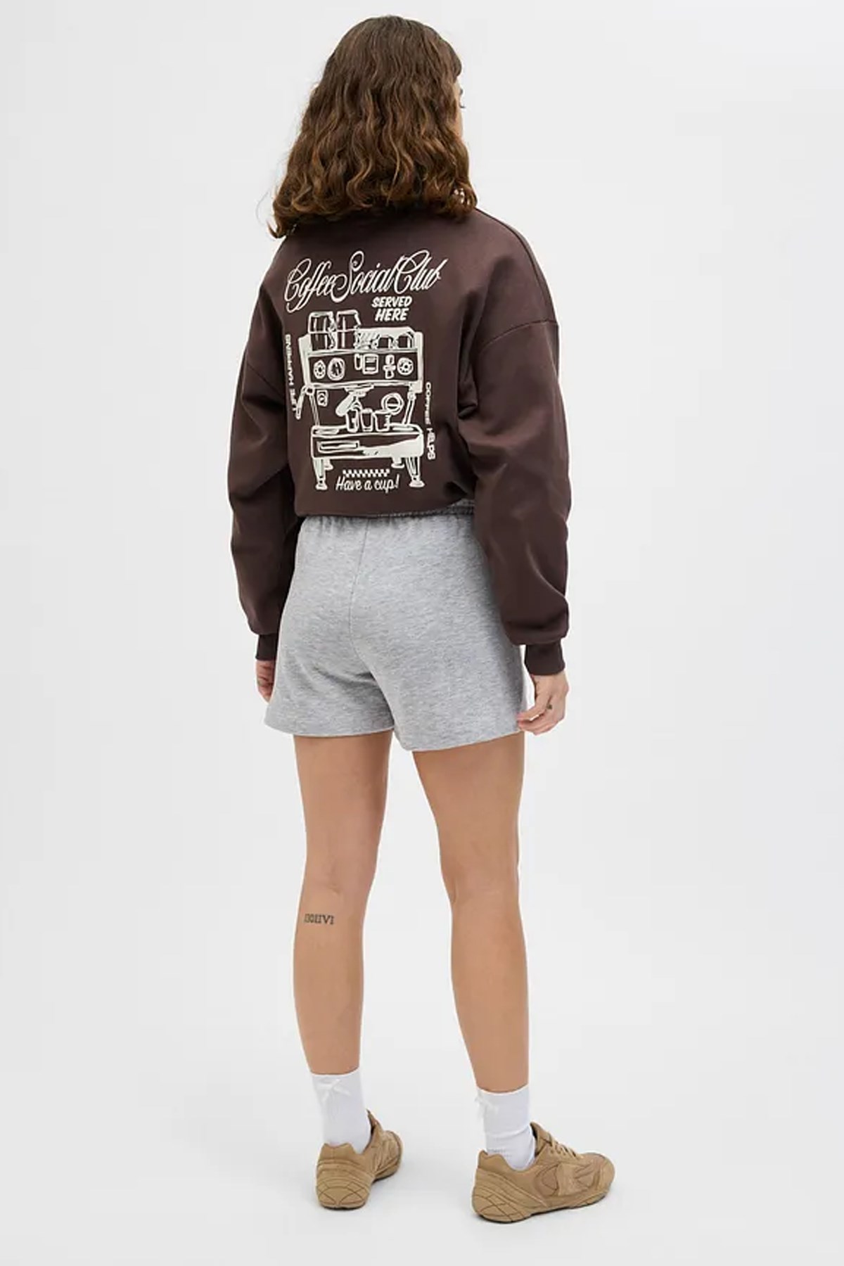 JJXX Alfa Kadın Şort 12231608 Gri