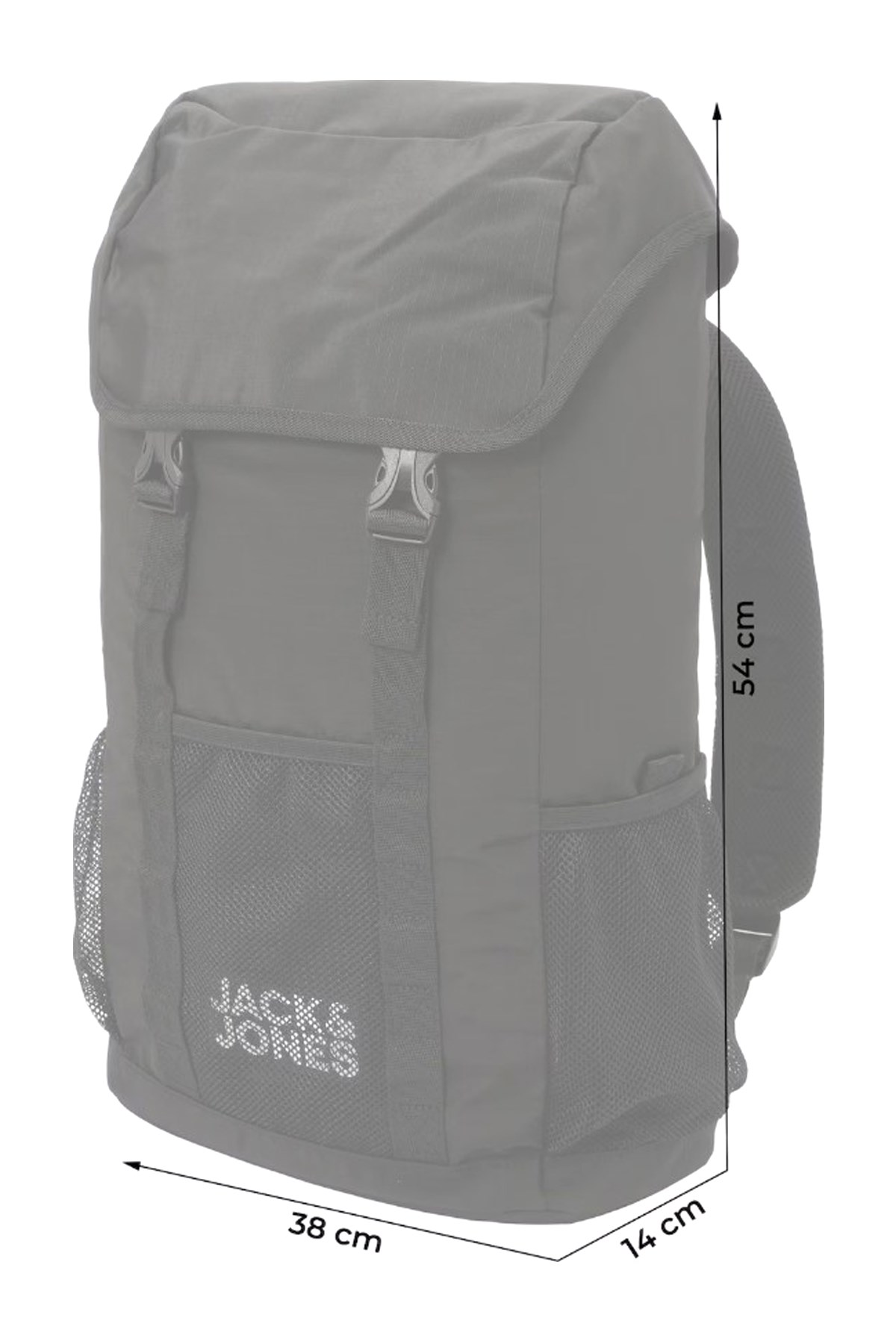 Jack & Jones Erkek Sırt Çantası 12233475 Siyah