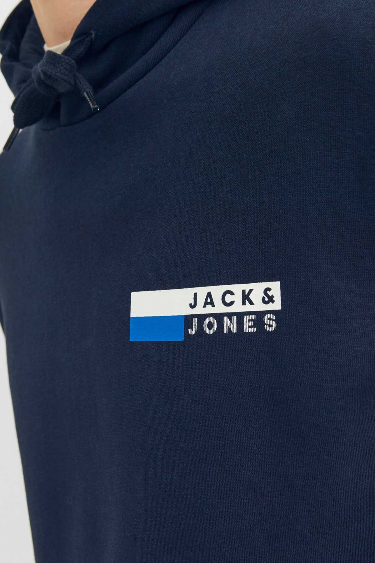 Jack & Jones Jjecorp Erkek Sweatshirt 12233599 Lacivert