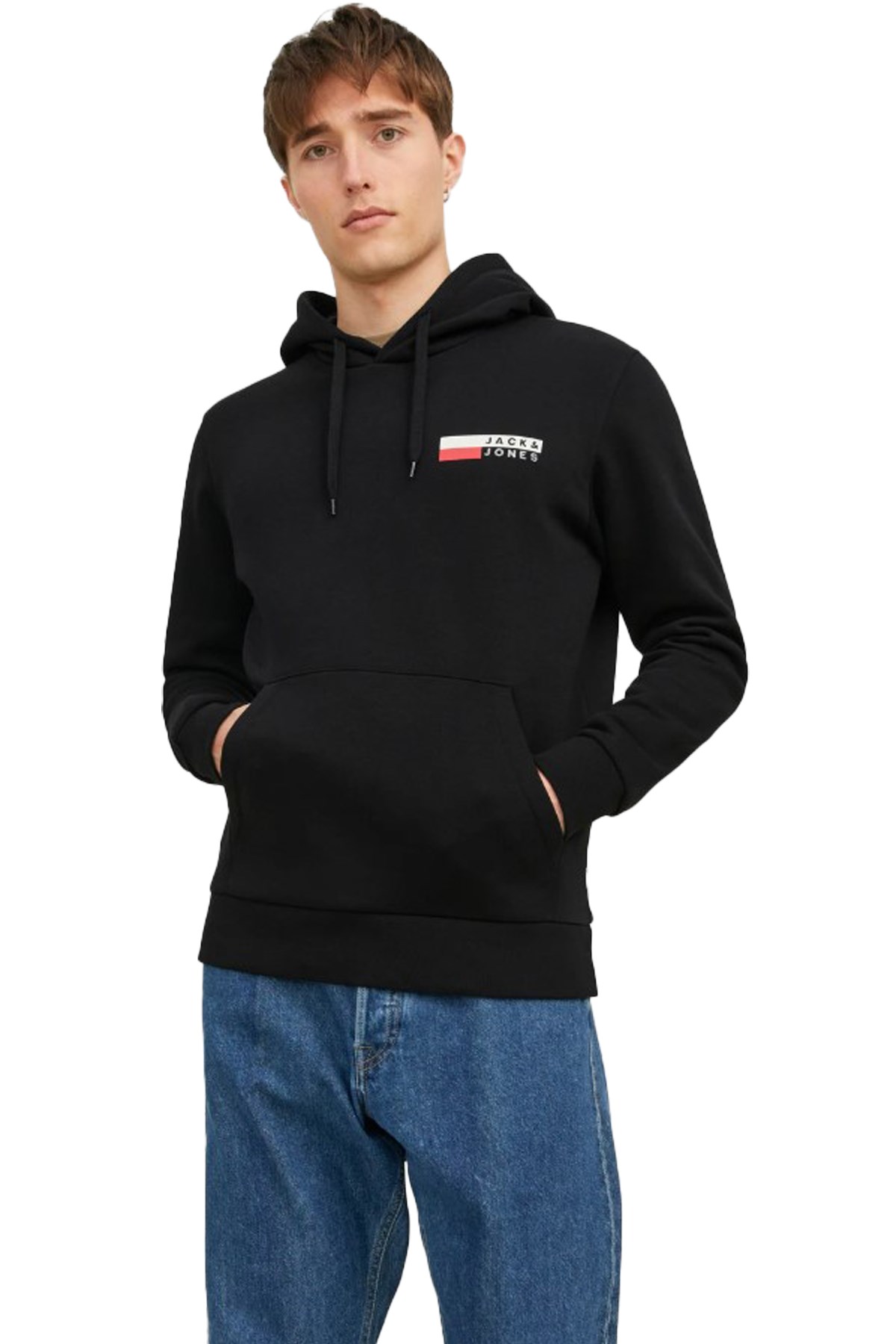 Jack & Jones Jjecorp Erkek Sweatshirt 12233599 Siyah