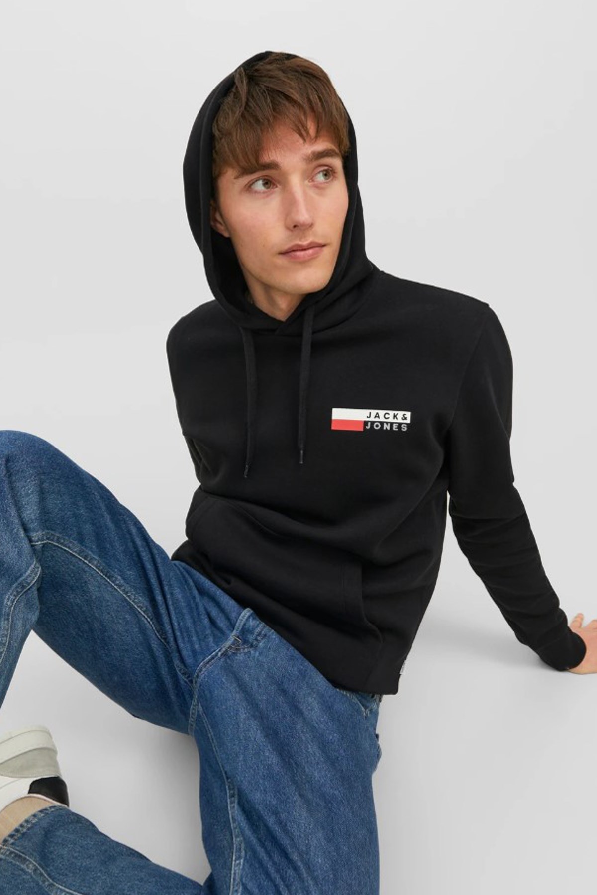 Jack & Jones Jjecorp Erkek Sweatshirt 12233599 Siyah