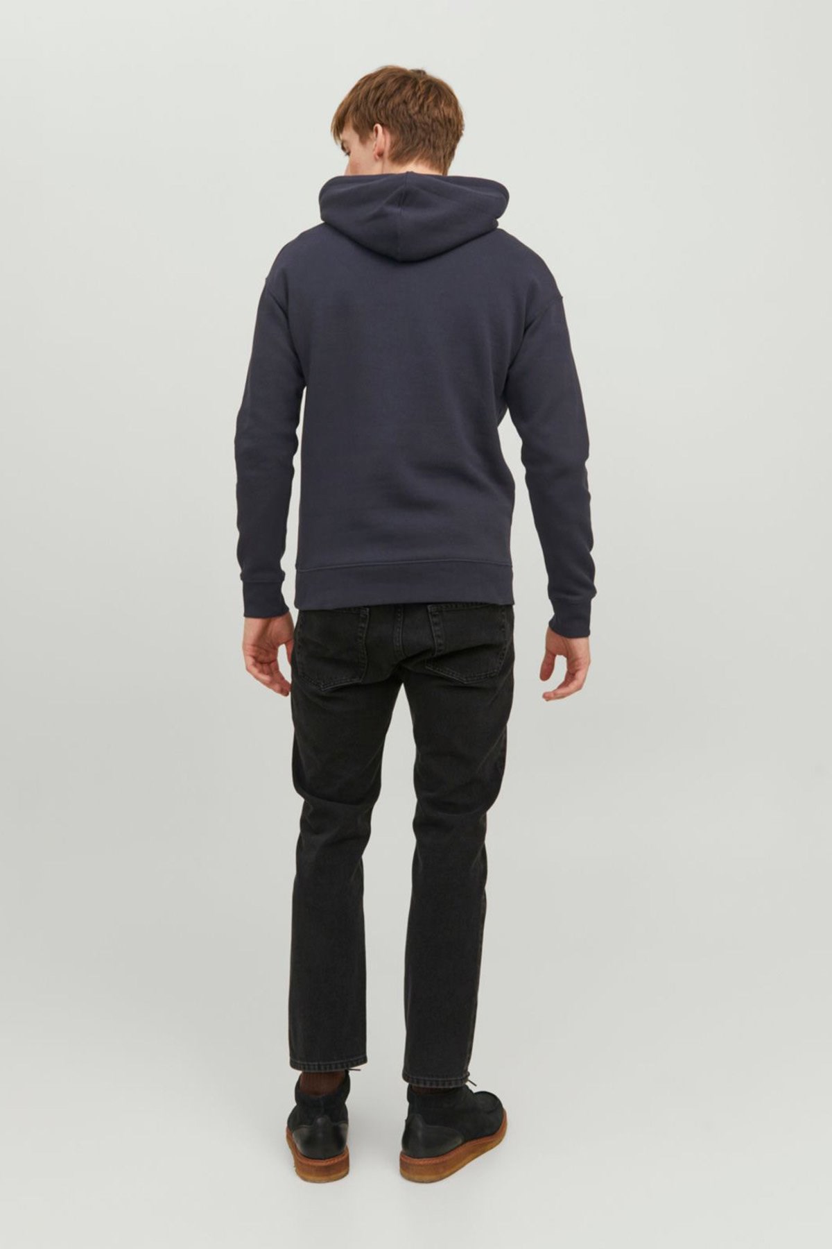 Jack & Jones Jjestar Jj Erkek Sweatshirt 12233972 Lacivert