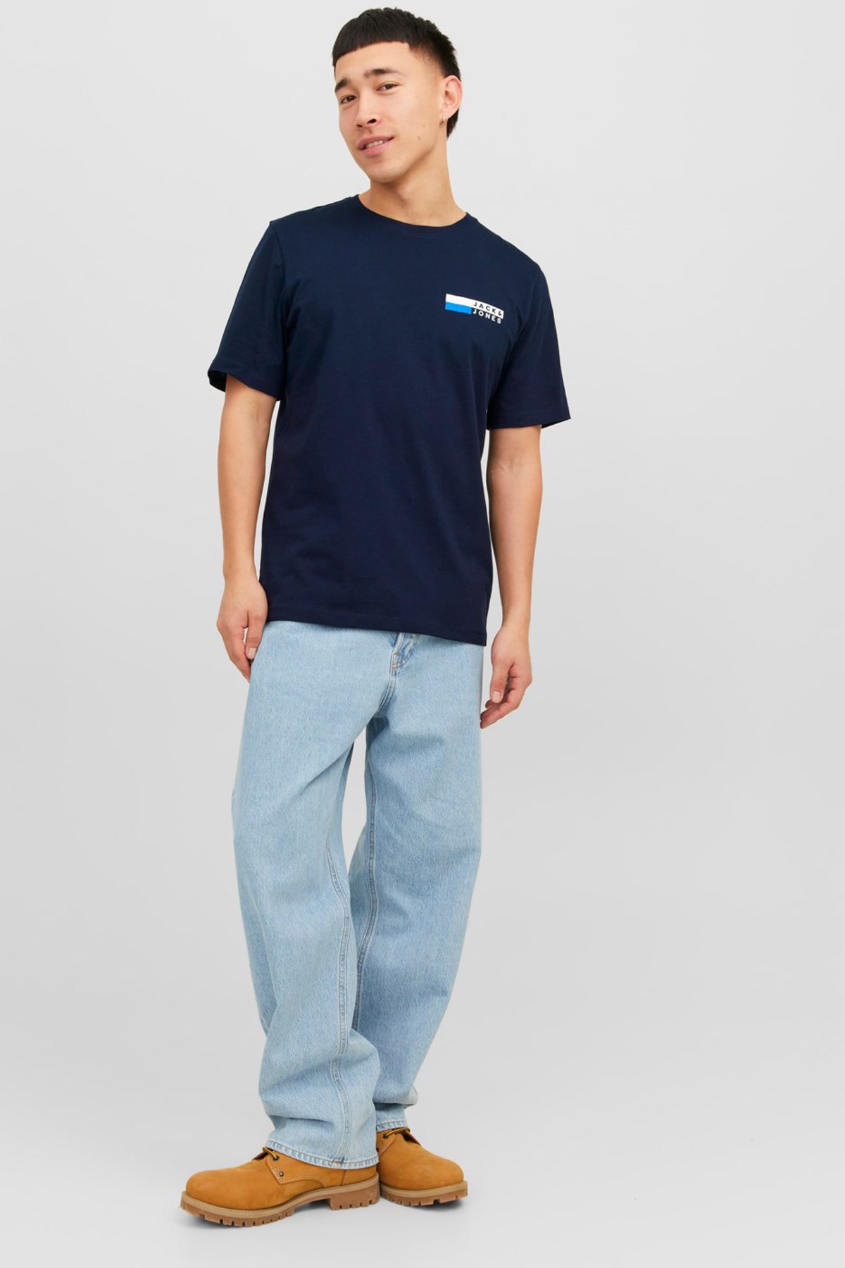 Jack & Jones Erkek Tişört 12233999 Lacivert