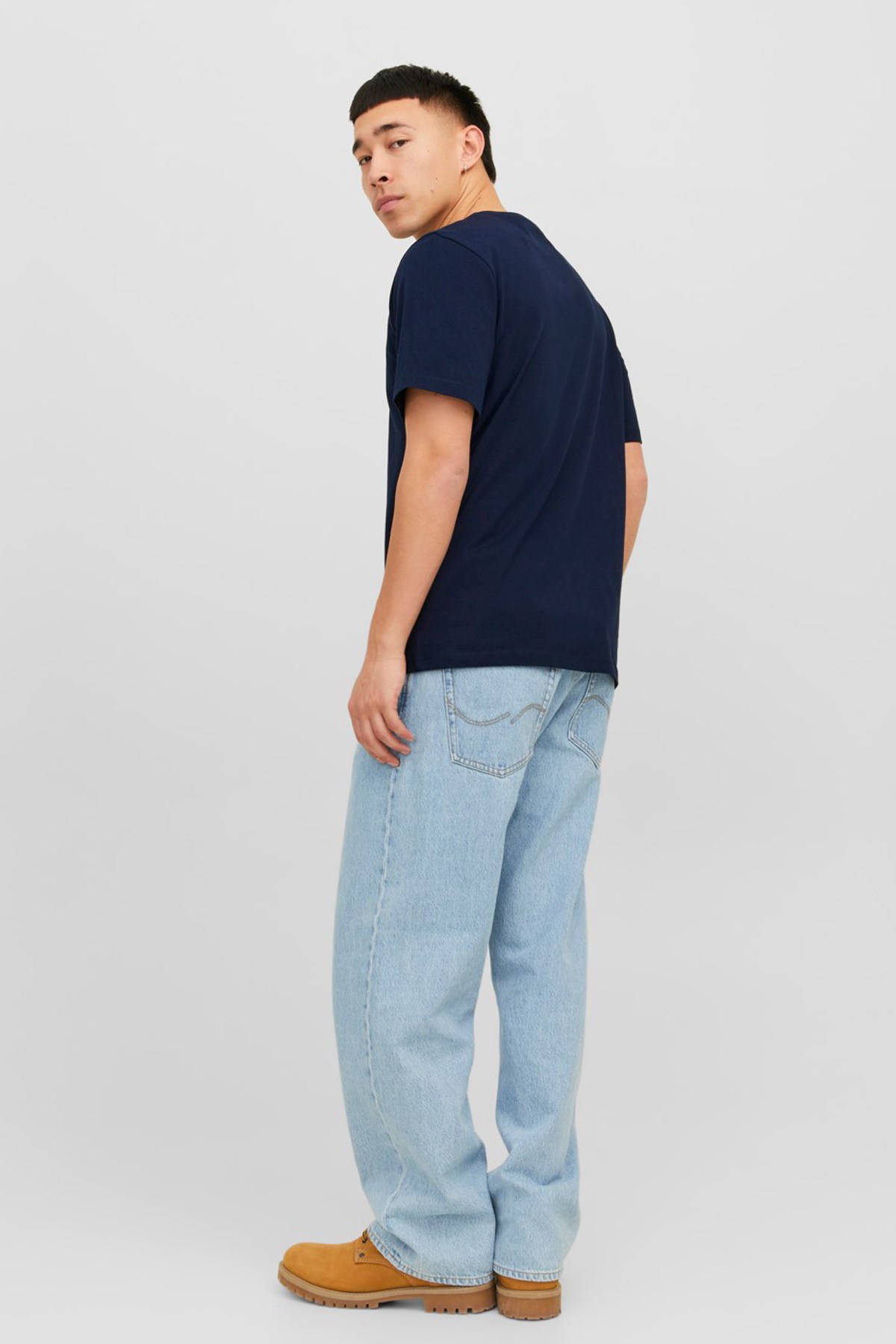 Jack & Jones Erkek Tişört 12233999 Lacivert