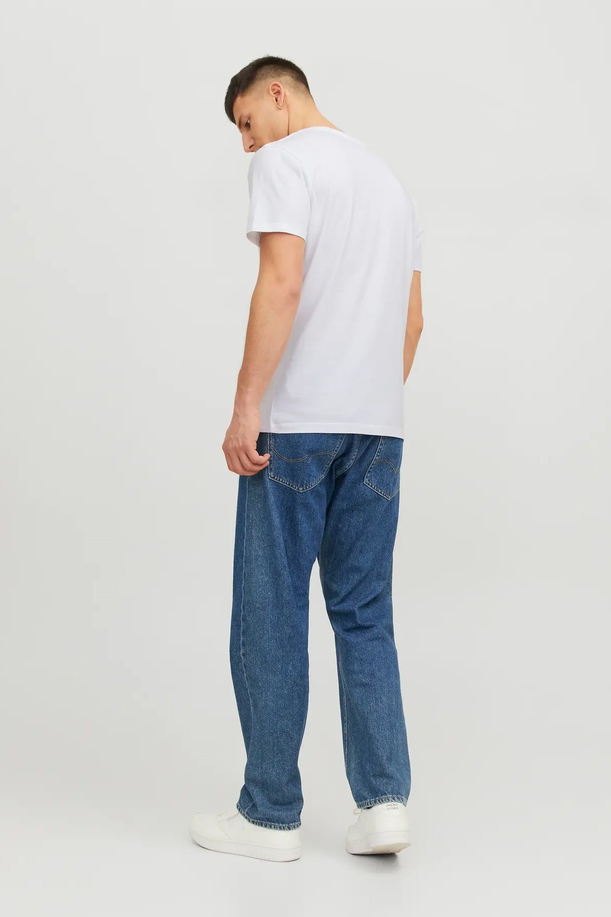 Jack & Jones Erkek Tişört 12233999 Whıte
