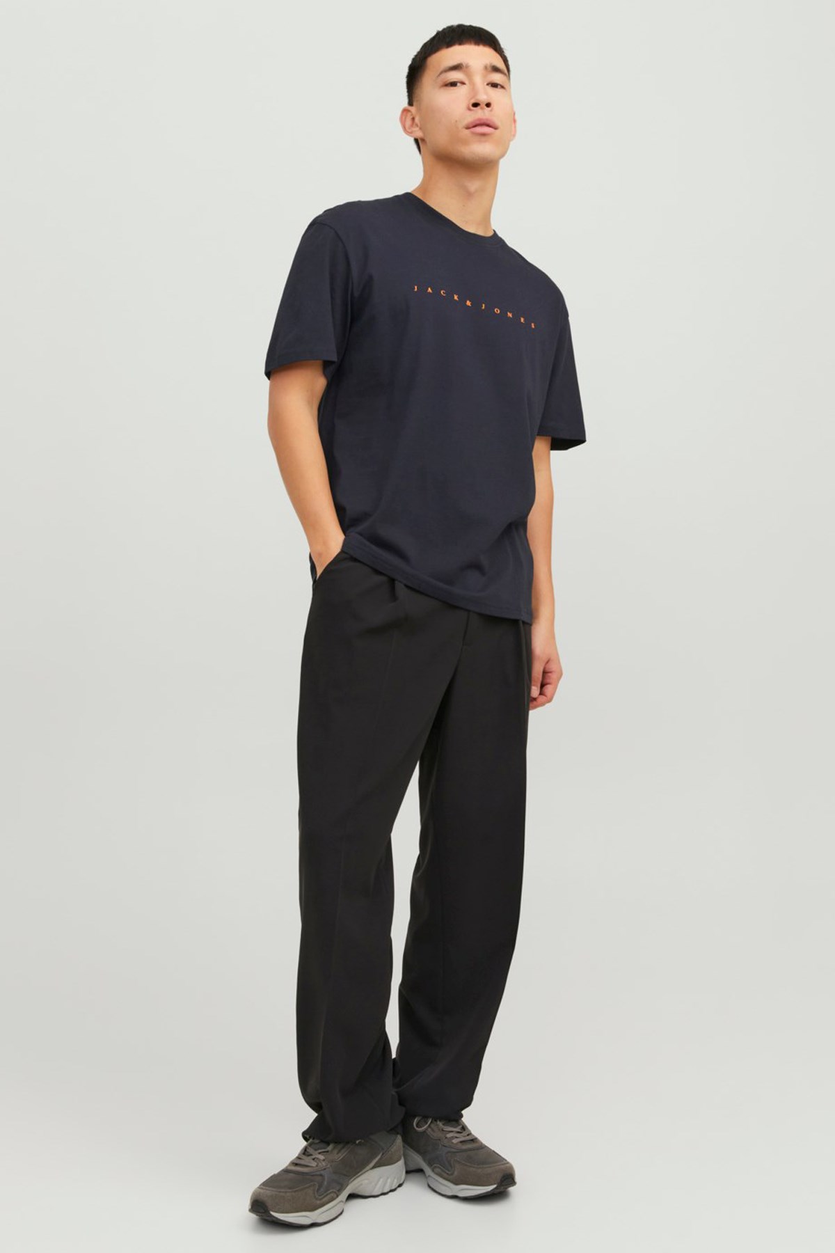 Jack & Jones Erkek Tişört 12234746 Lacivert