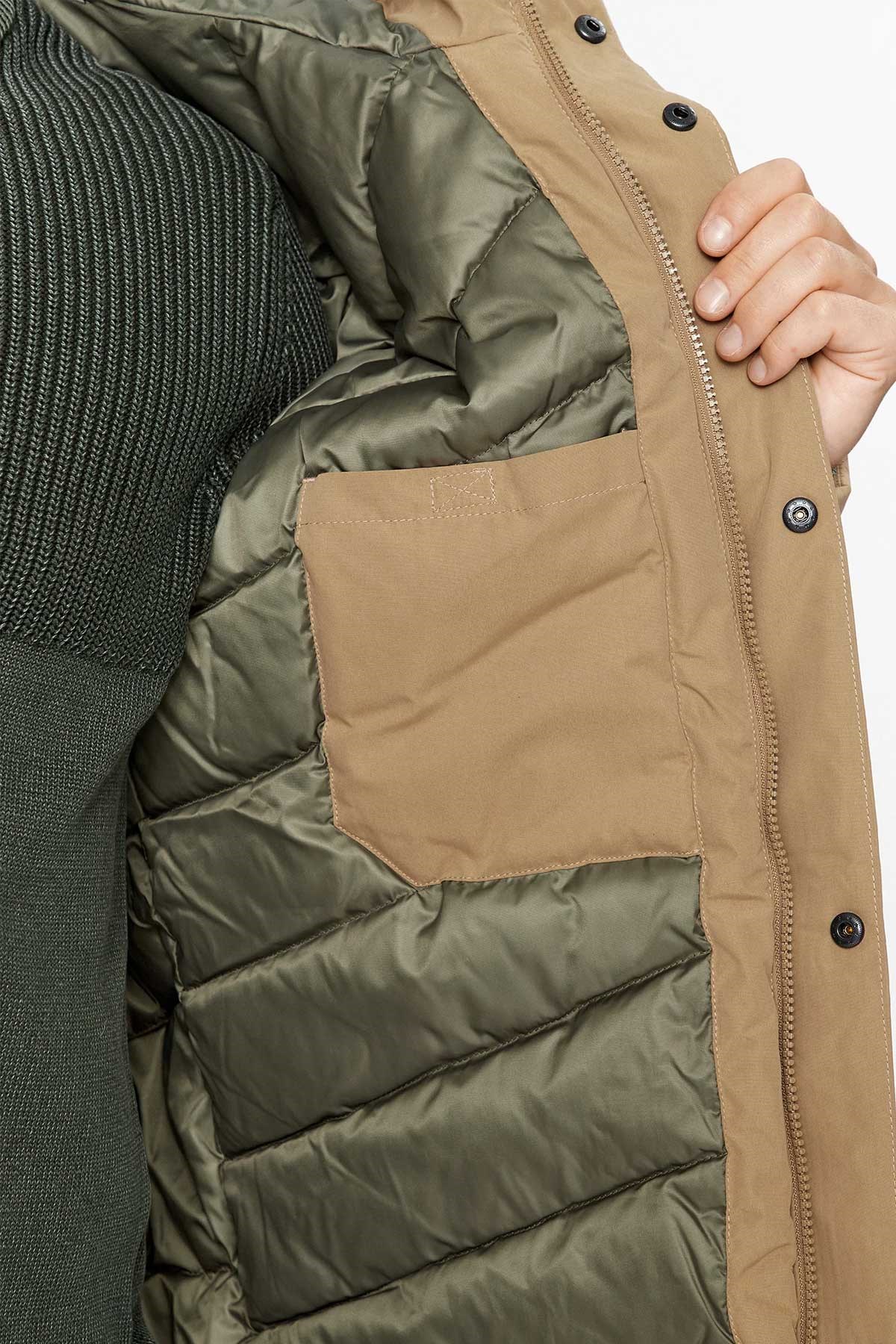 Jack & Jones Jjchamp Erkek Parka 12236015 Bej