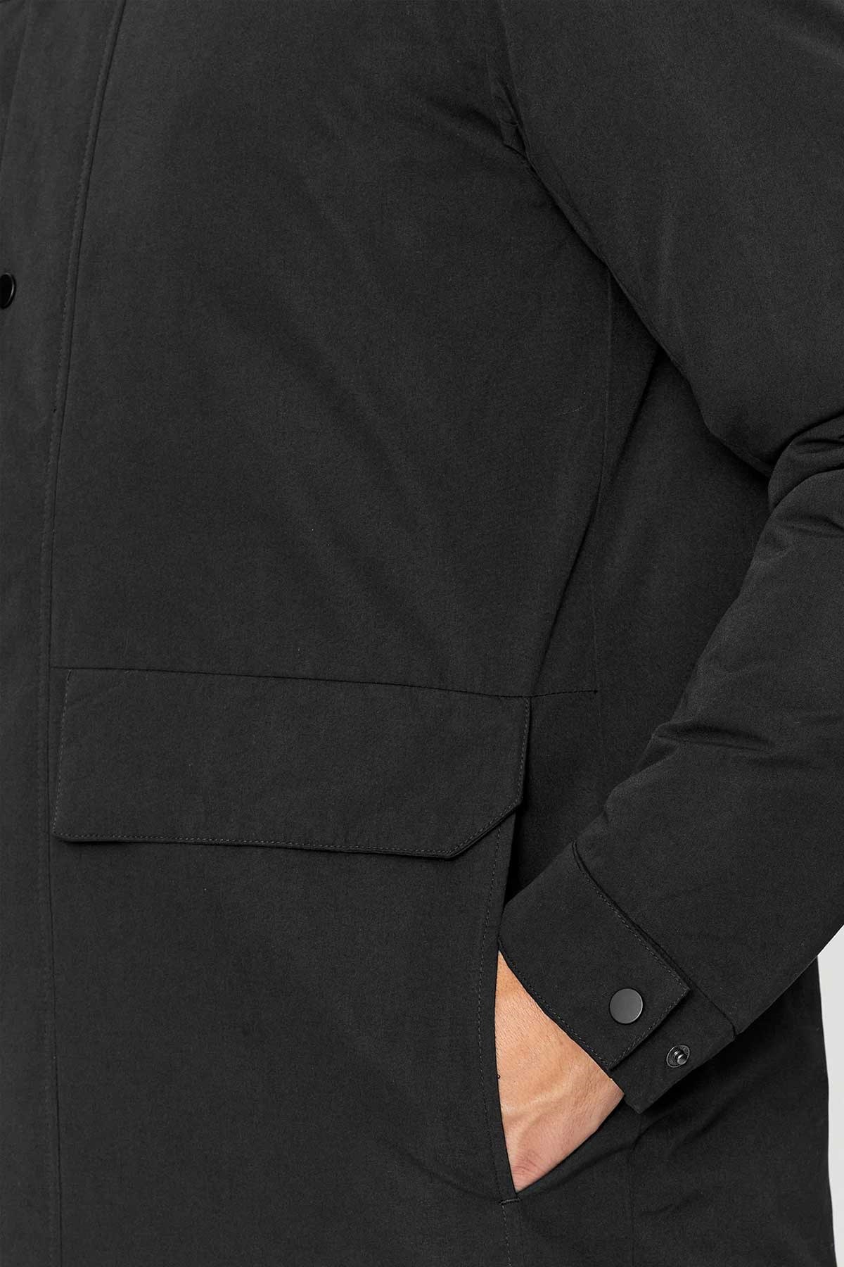 Jack & Jones Jjchamp Erkek Parka 12236015 Siyah