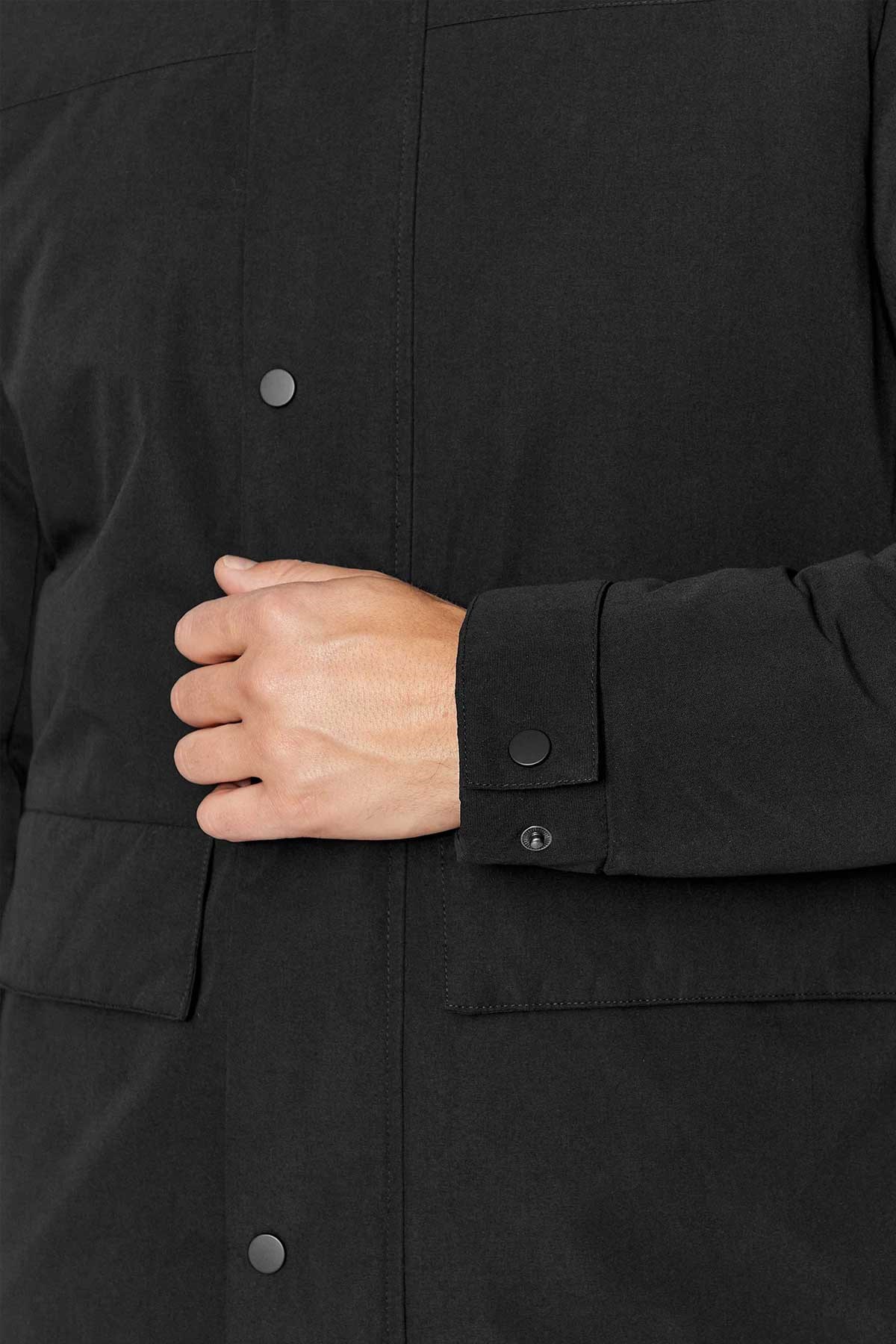 Jack & Jones Jjchamp Erkek Parka 12236015 Siyah
