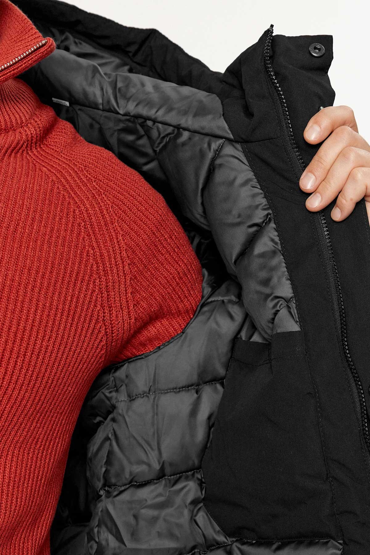 Jack & Jones Jjchamp Erkek Parka 12236015 Siyah