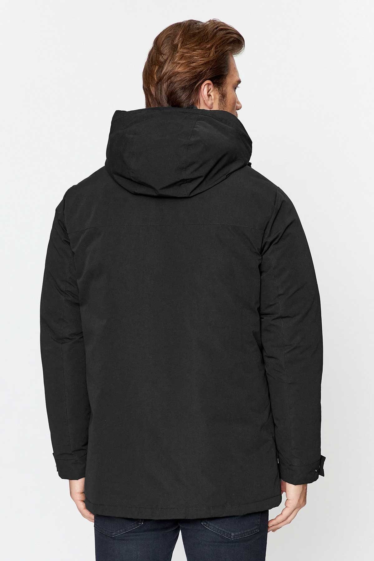 Jack & Jones Jjchamp Erkek Parka 12236015 Siyah