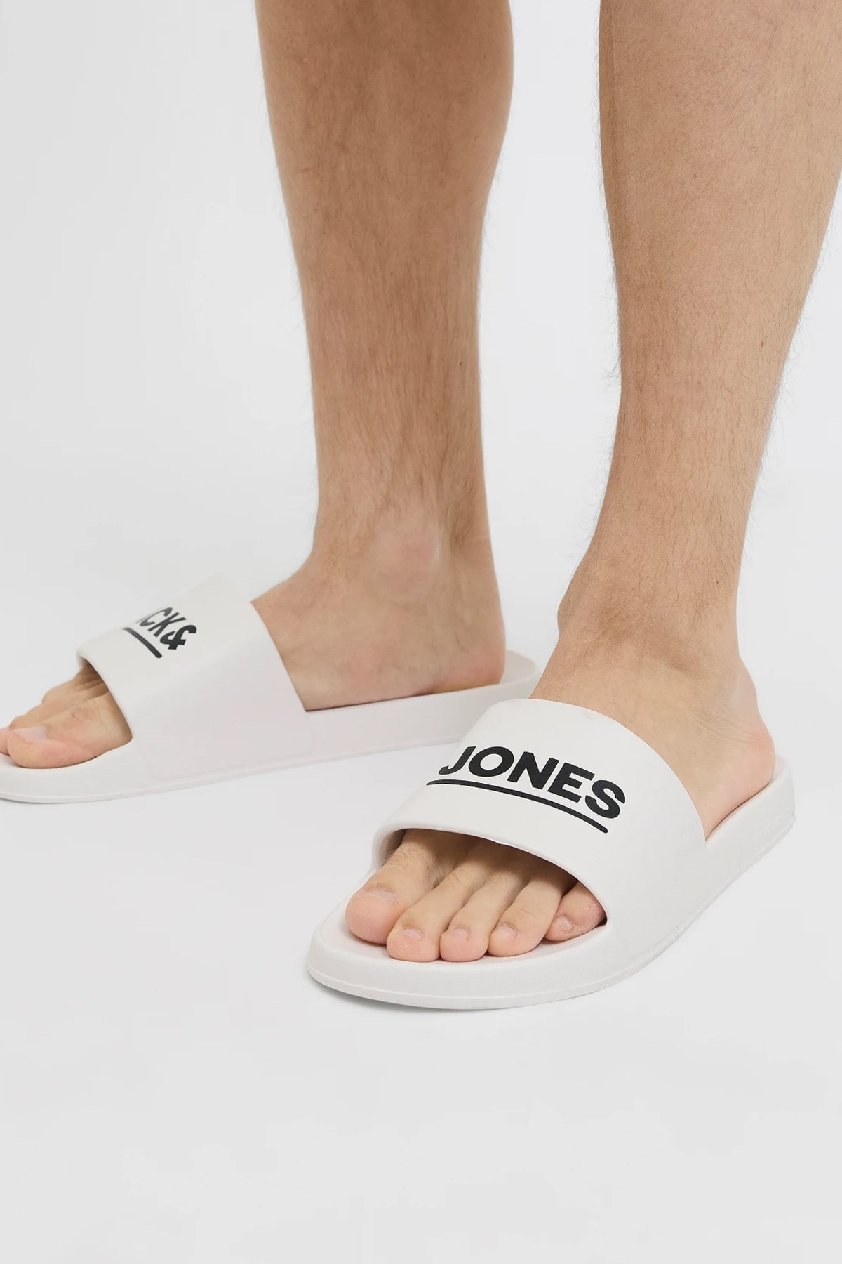 Jack & Jones Jfwollie Slider Ln Erkek Terlik 12236477 Beyaz