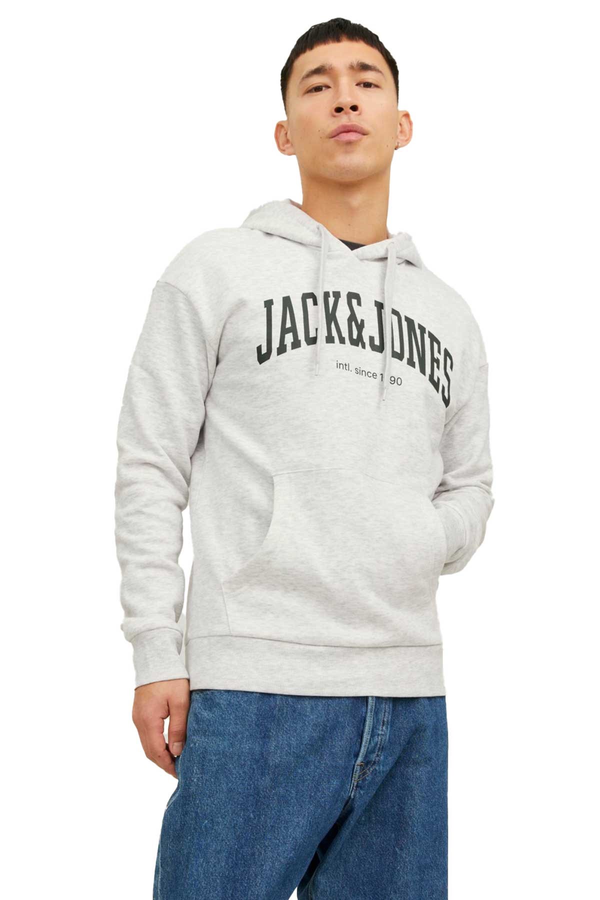 Jack & Jones Jjejosh Erkek Sweatshirt 12236513 Beyaz