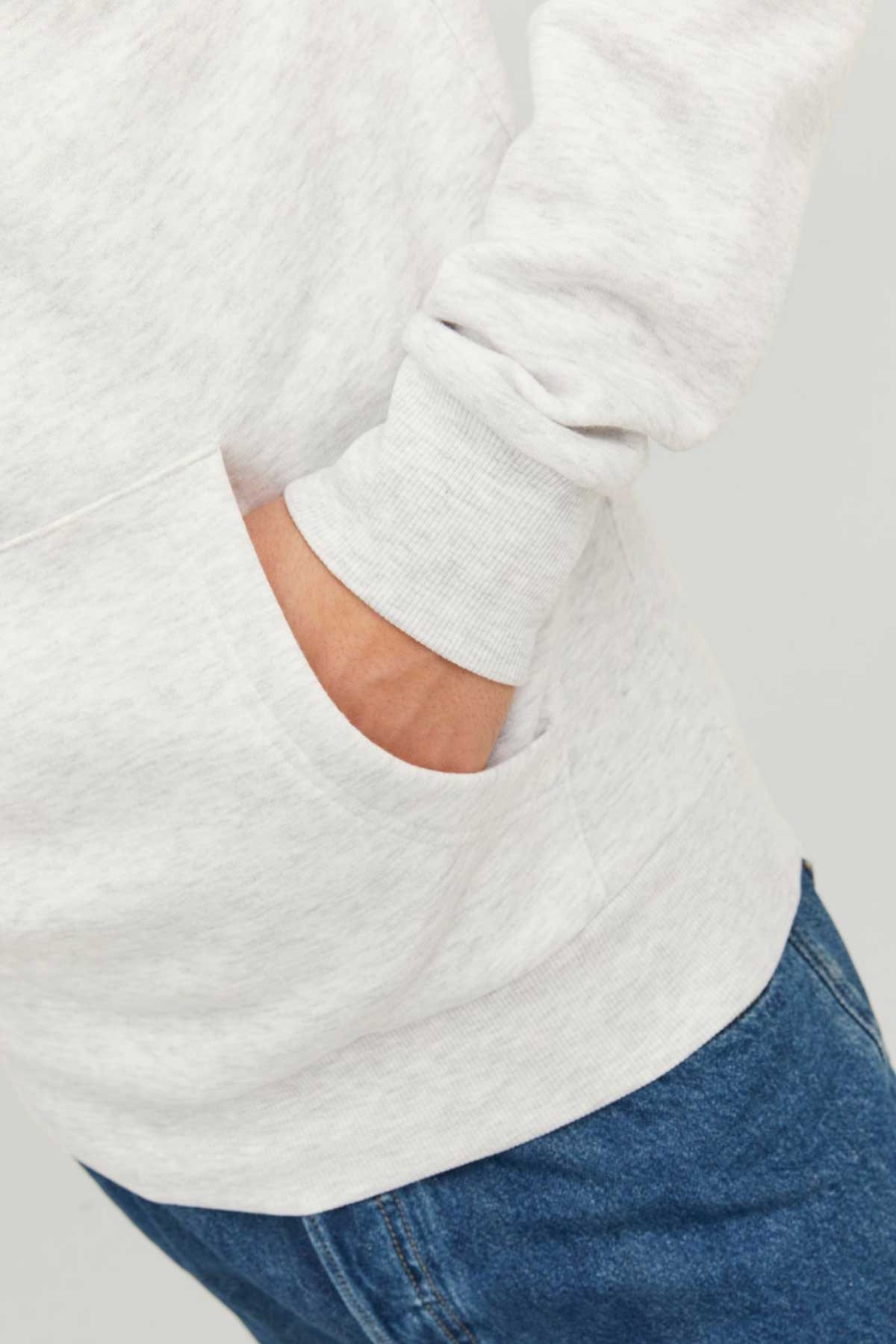 Jack & Jones Jjejosh Erkek Sweatshirt 12236513 Beyaz