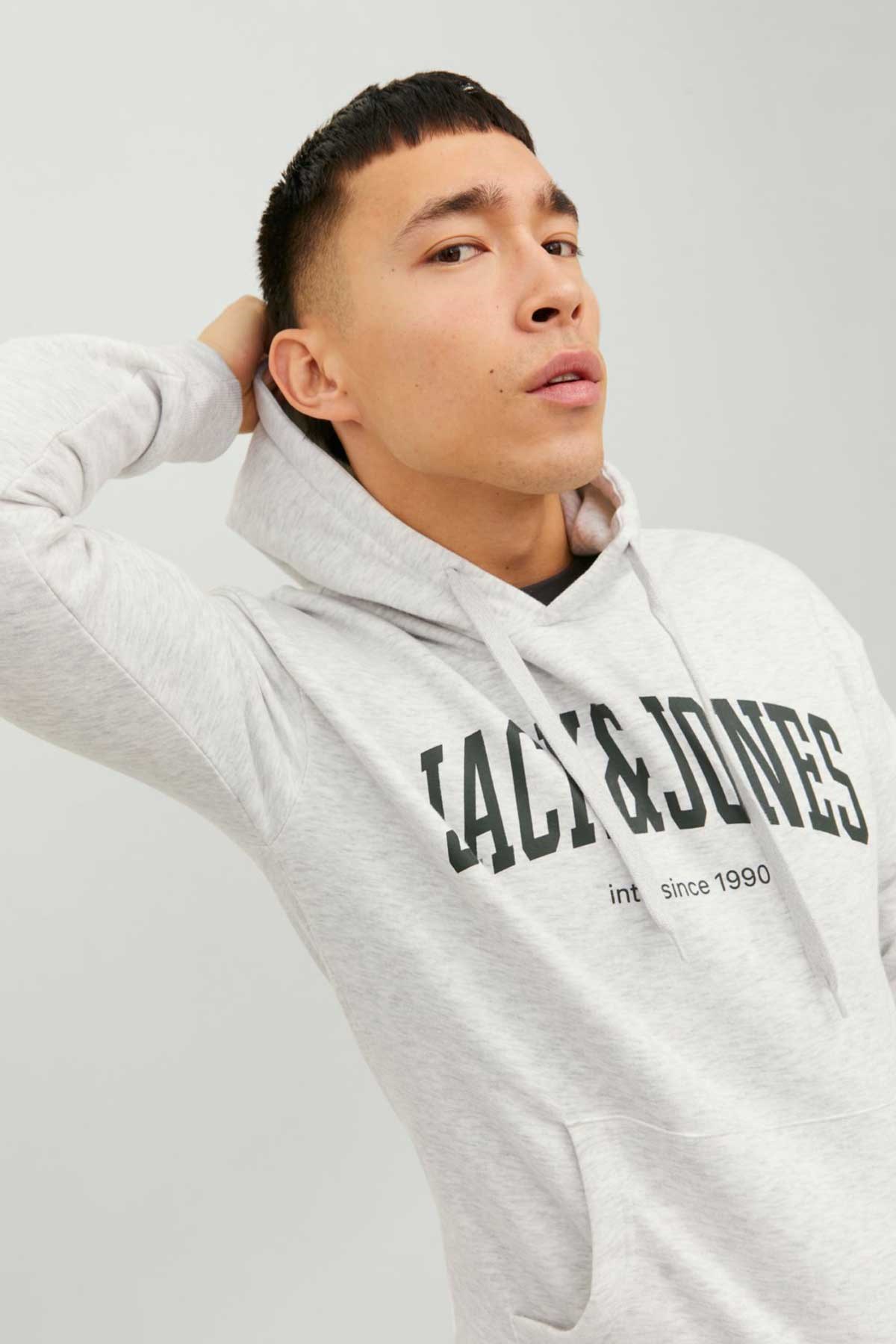 Jack & Jones Jjejosh Erkek Sweatshirt 12236513 Beyaz