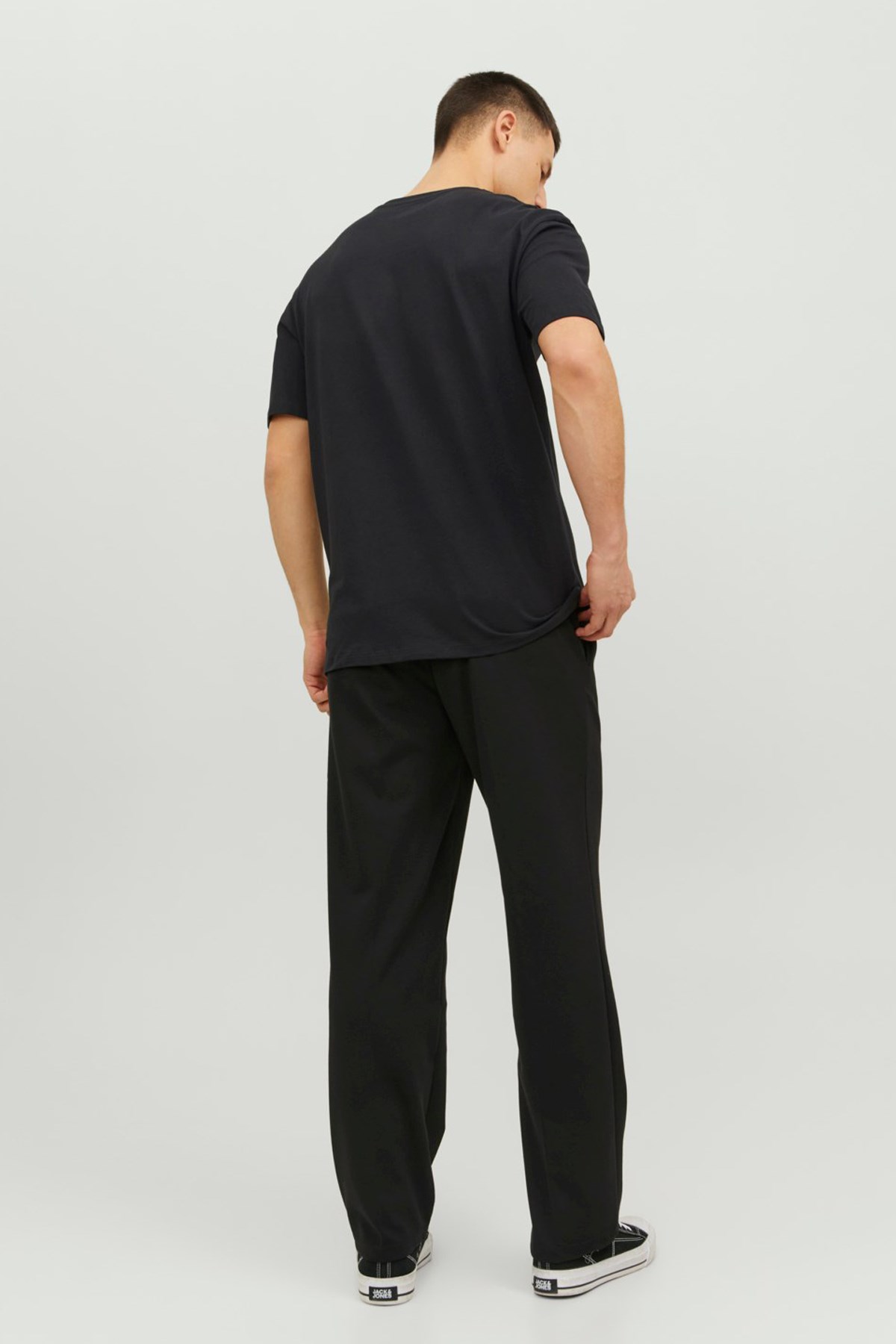 Jack & Jones Erkek Tişört 12236514 Siyah