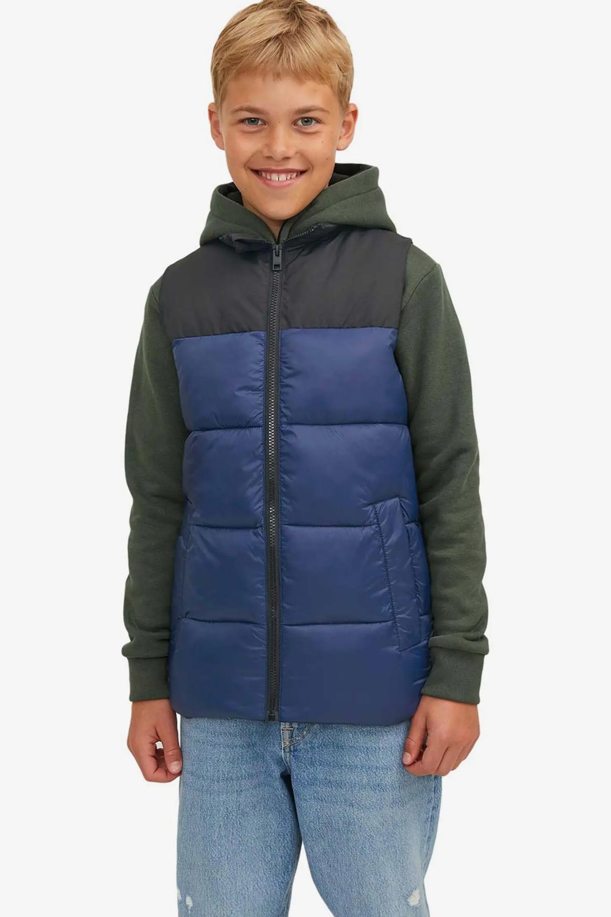 Jack & Jones Çocuk Jjetoby Yelek 12236914 Lacivert