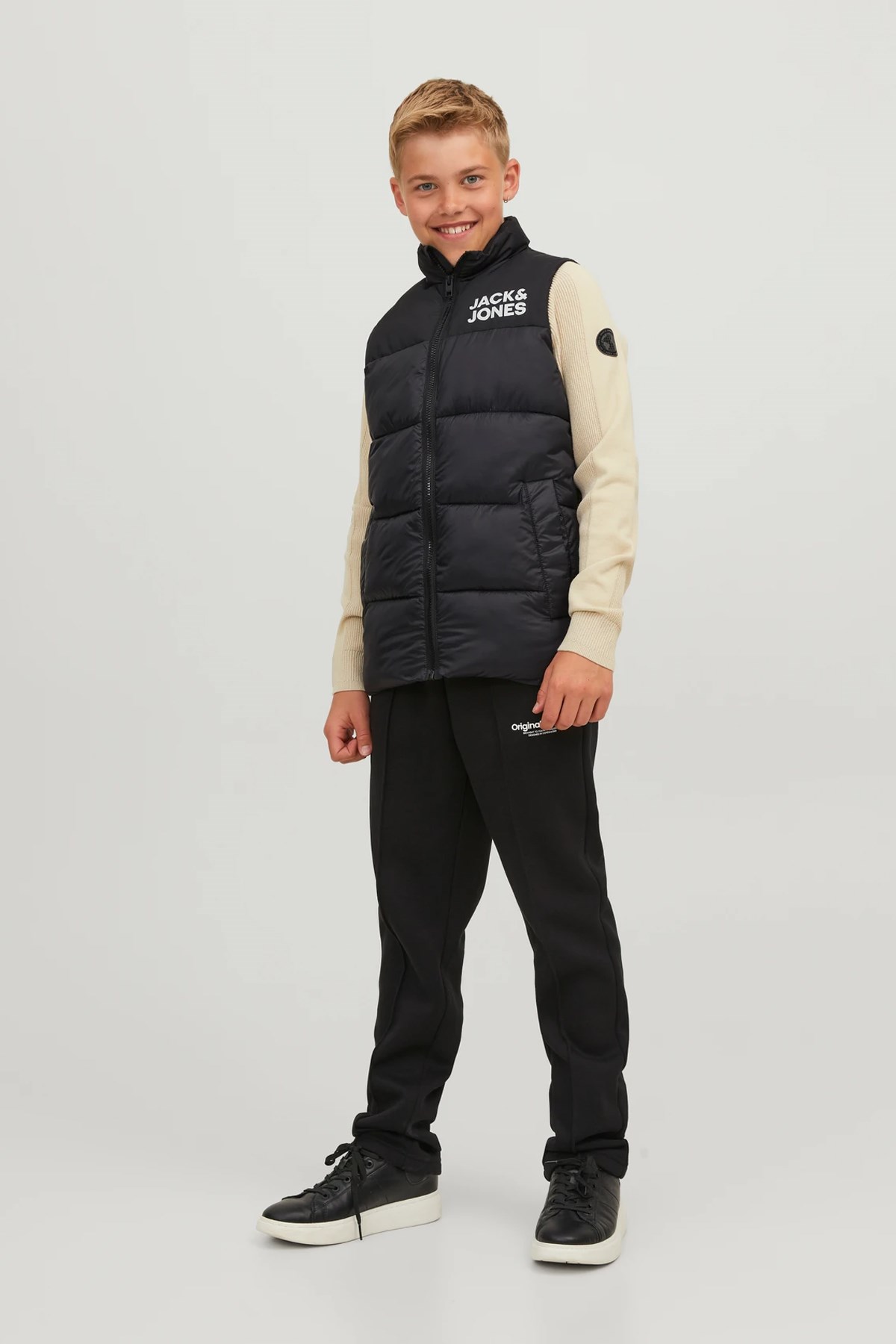 Jack & Jones Çocuk Jjetoby Yelek 12236914 Siyah