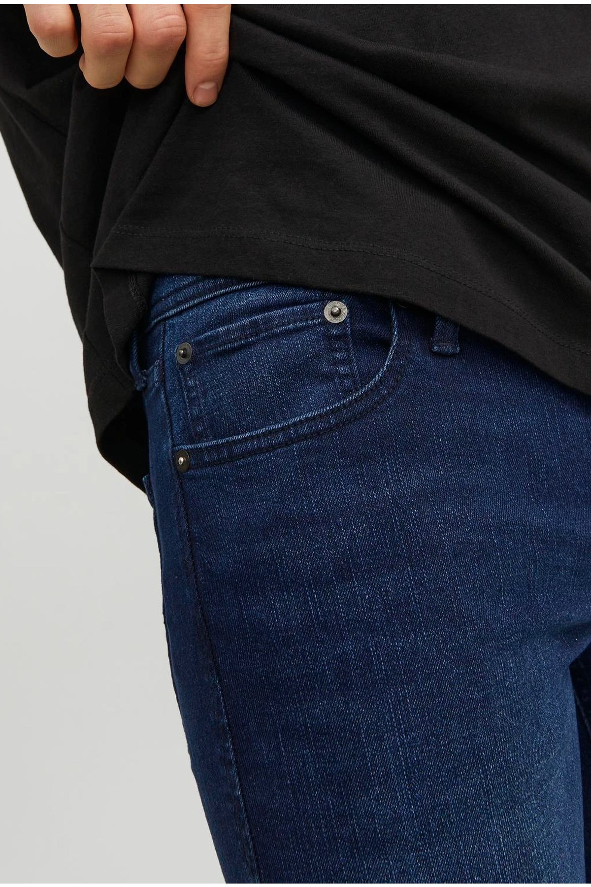 Jack & Jones Erkek Jeans 12237358 Mavi