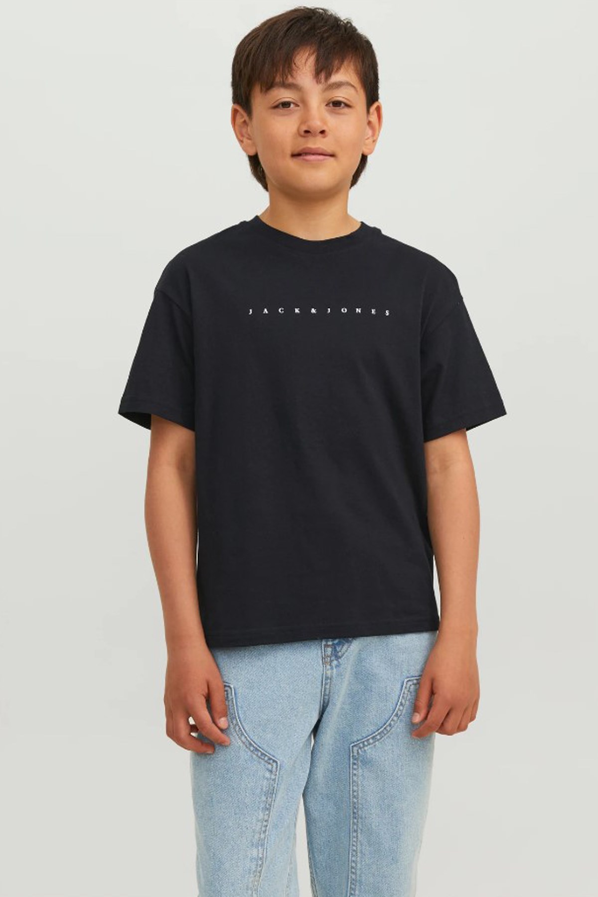 Jack & Jones Jjestar Çocuk Tişört 12237435 Siyah