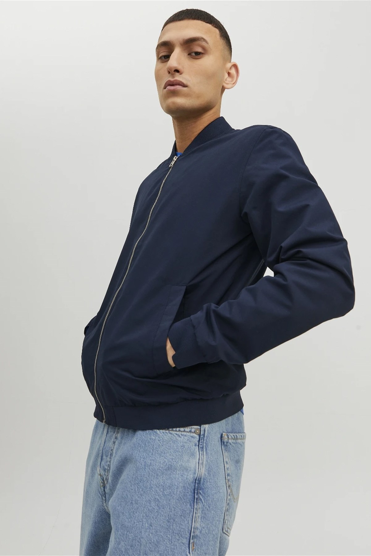Jack & Jones Erkek Sweatshirt 12237749 Lacivert