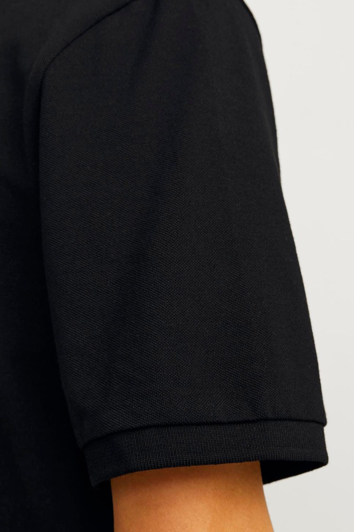 Jack & Jones Erkek Polo Yaka Tişört 12237839 Siyah