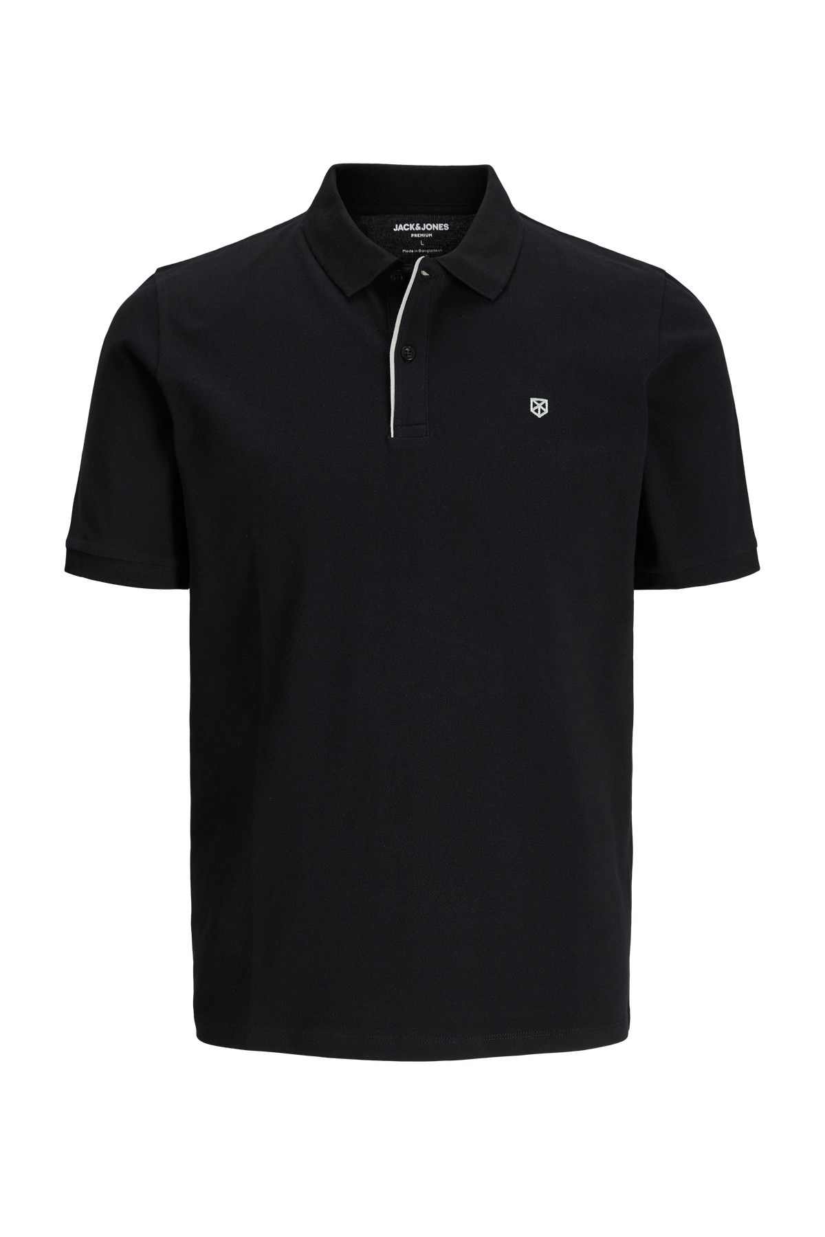 Jack & Jones Erkek Polo Yaka Tişört 12237839 Siyah