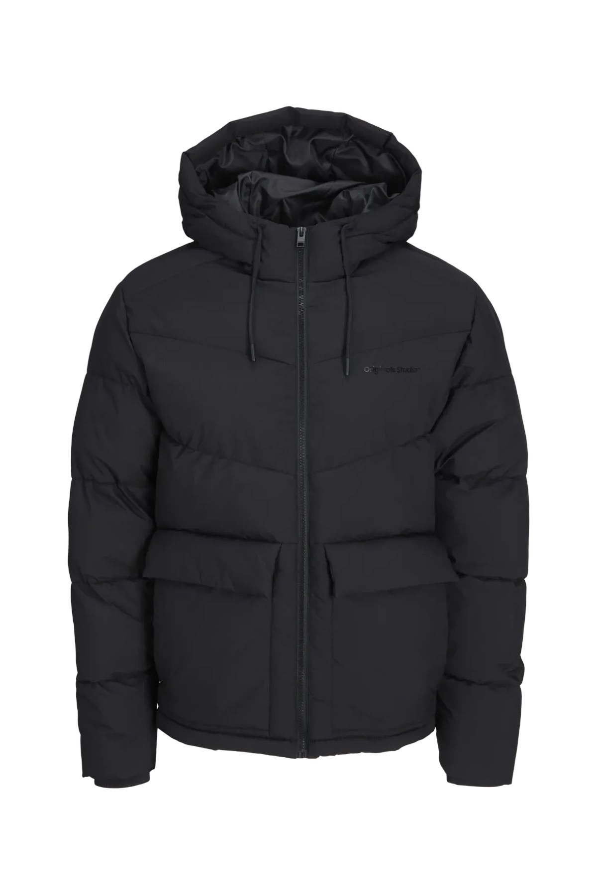 Jack & Jones Jorvesterbro Puffer Erkek Mont 12238849 Siyah