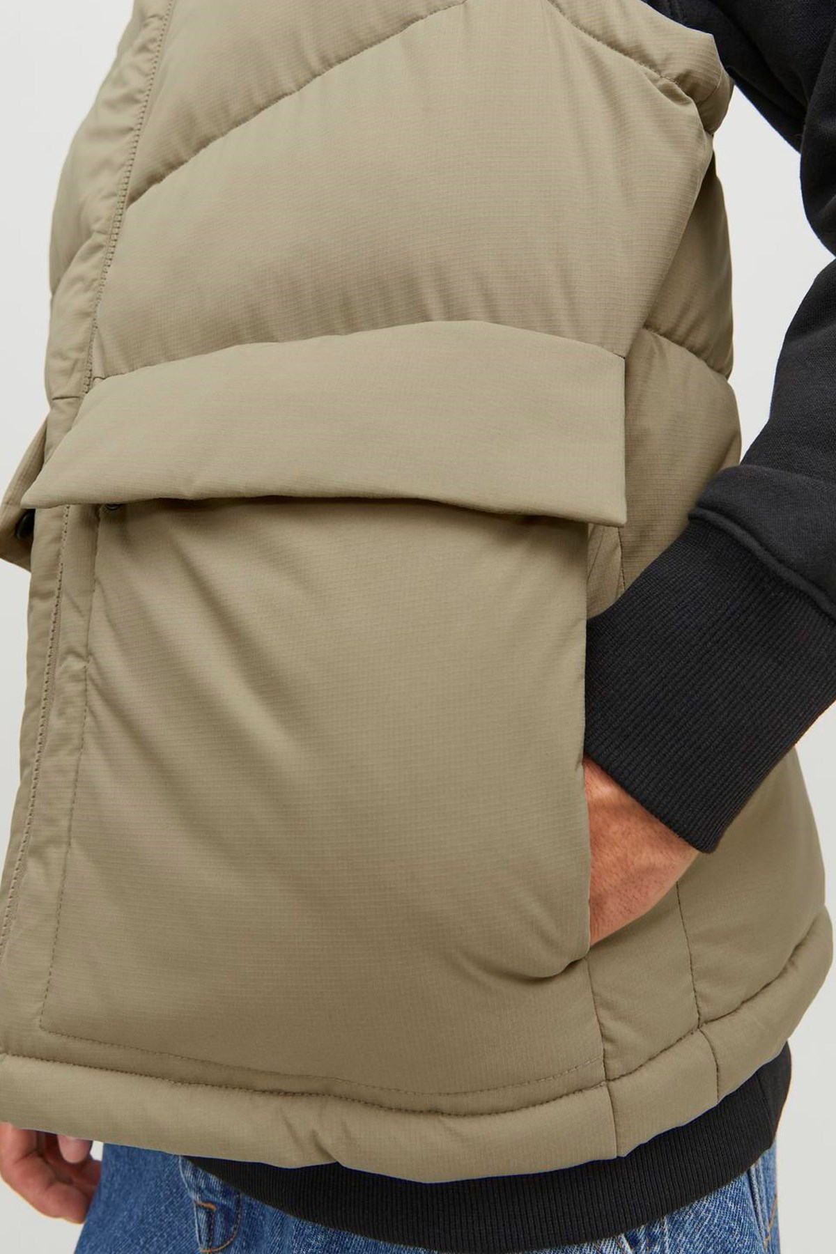 Jack & Jones Jorvesterbro Erkek Yelek 12238853 Bej