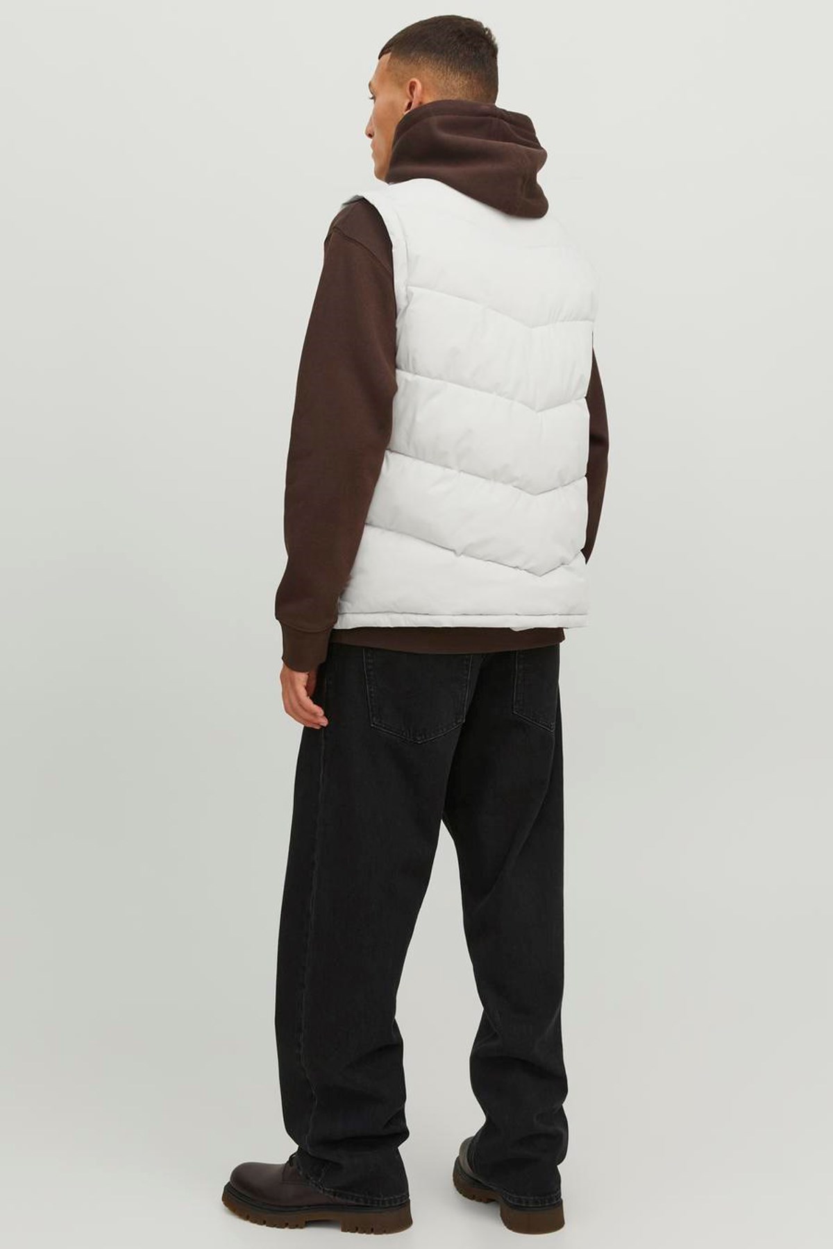 Jack & Jones Jorvesterbro Erkek Yelek 12238853 Beyaz