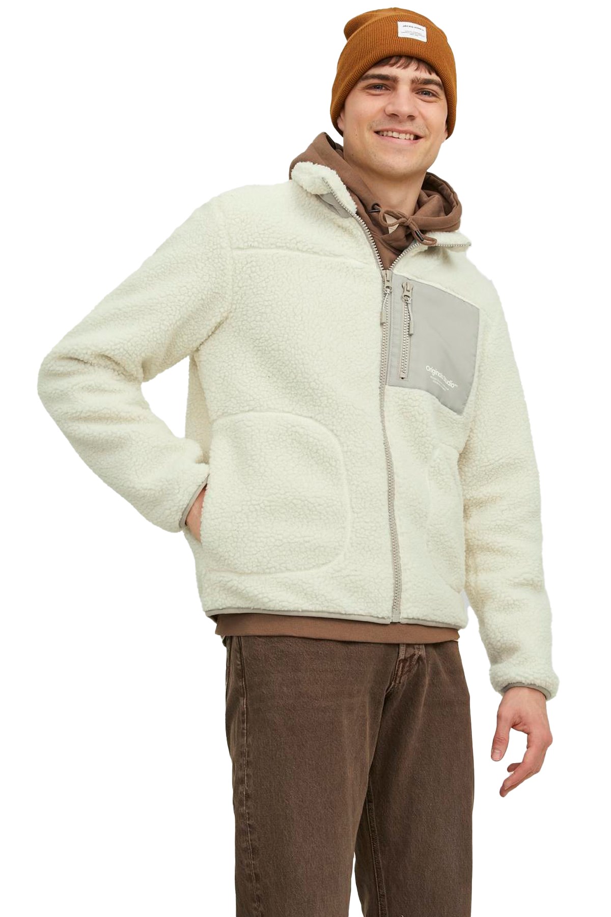 Jack & Jones Jorvesterbro Teddy Erkek Ceket 12238854 Beyaz