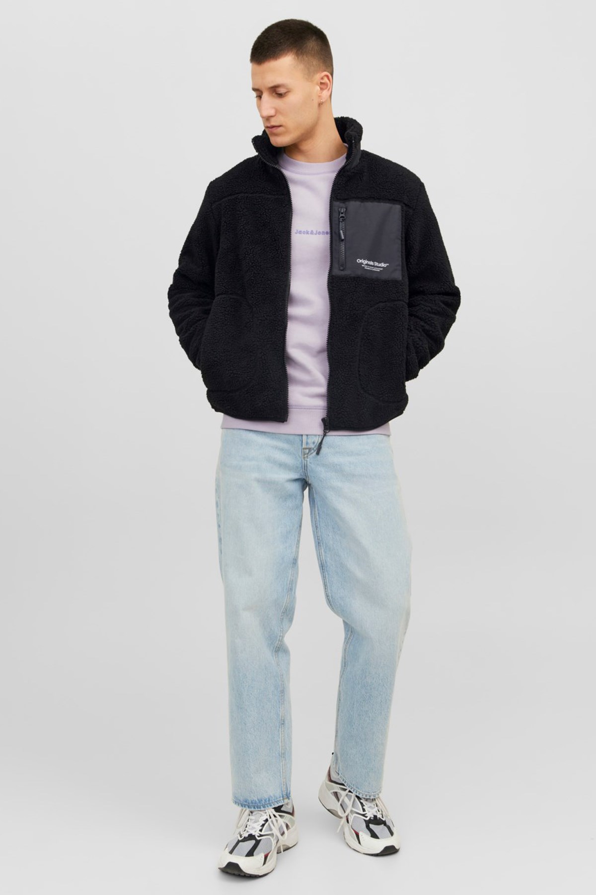 Jack & Jones Jorvesterbro Teddy Erkek Ceket 12238854 Siyah