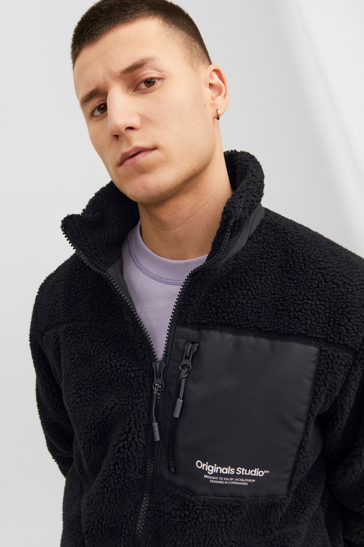 Jack & Jones Jorvesterbro Teddy Erkek Ceket 12238854 Siyah