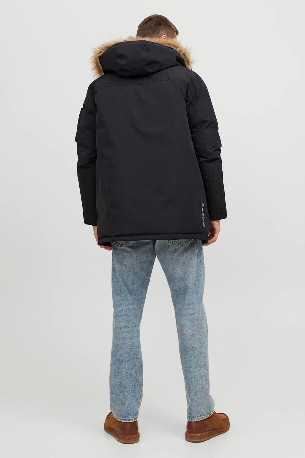 Jack & Jones Erkek Parka 12238906 Siyah